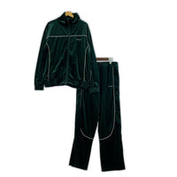 セットアップ Breath script logo piping velour jacket M グリーン
