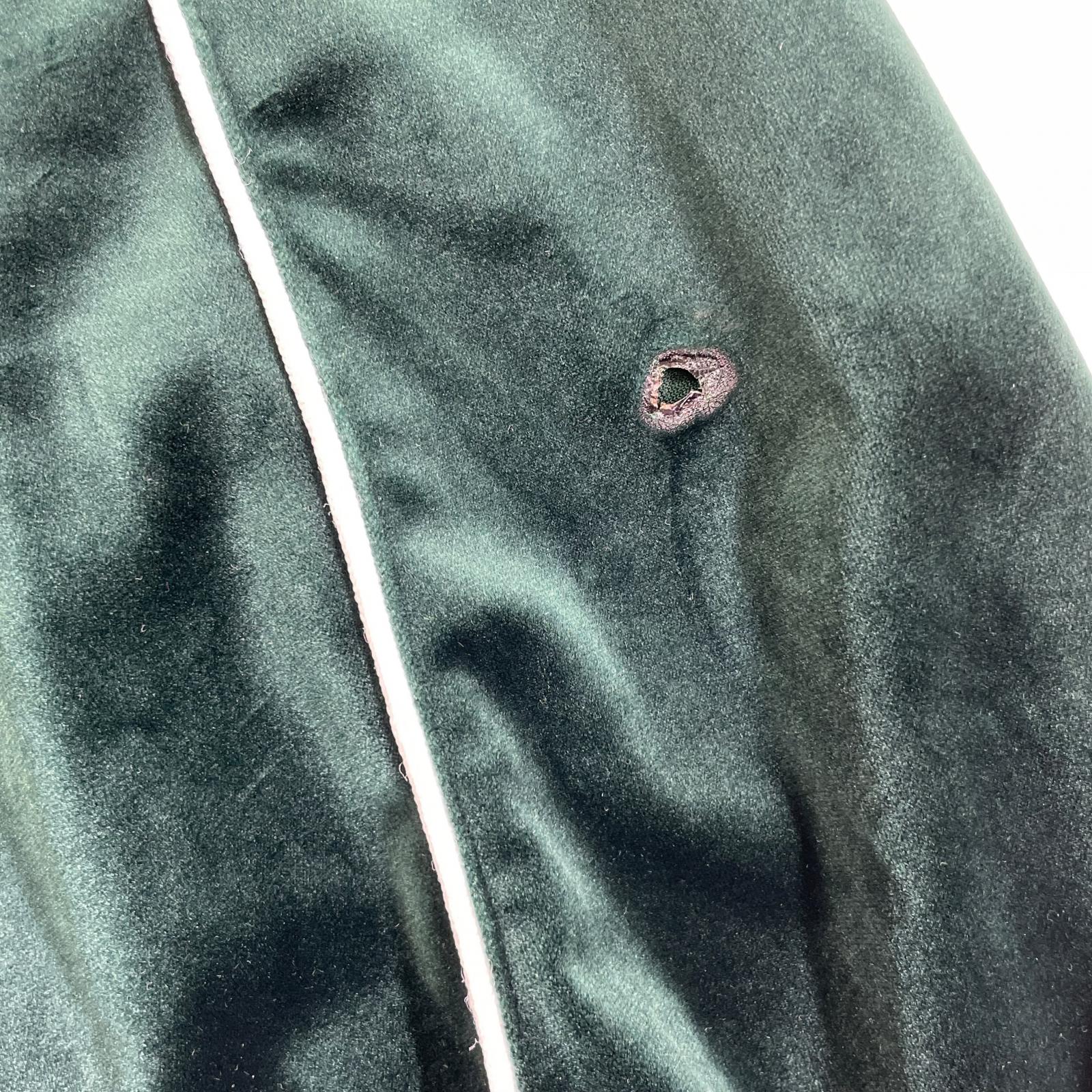 セットアップ Breath script logo piping velour jacket M グリーン