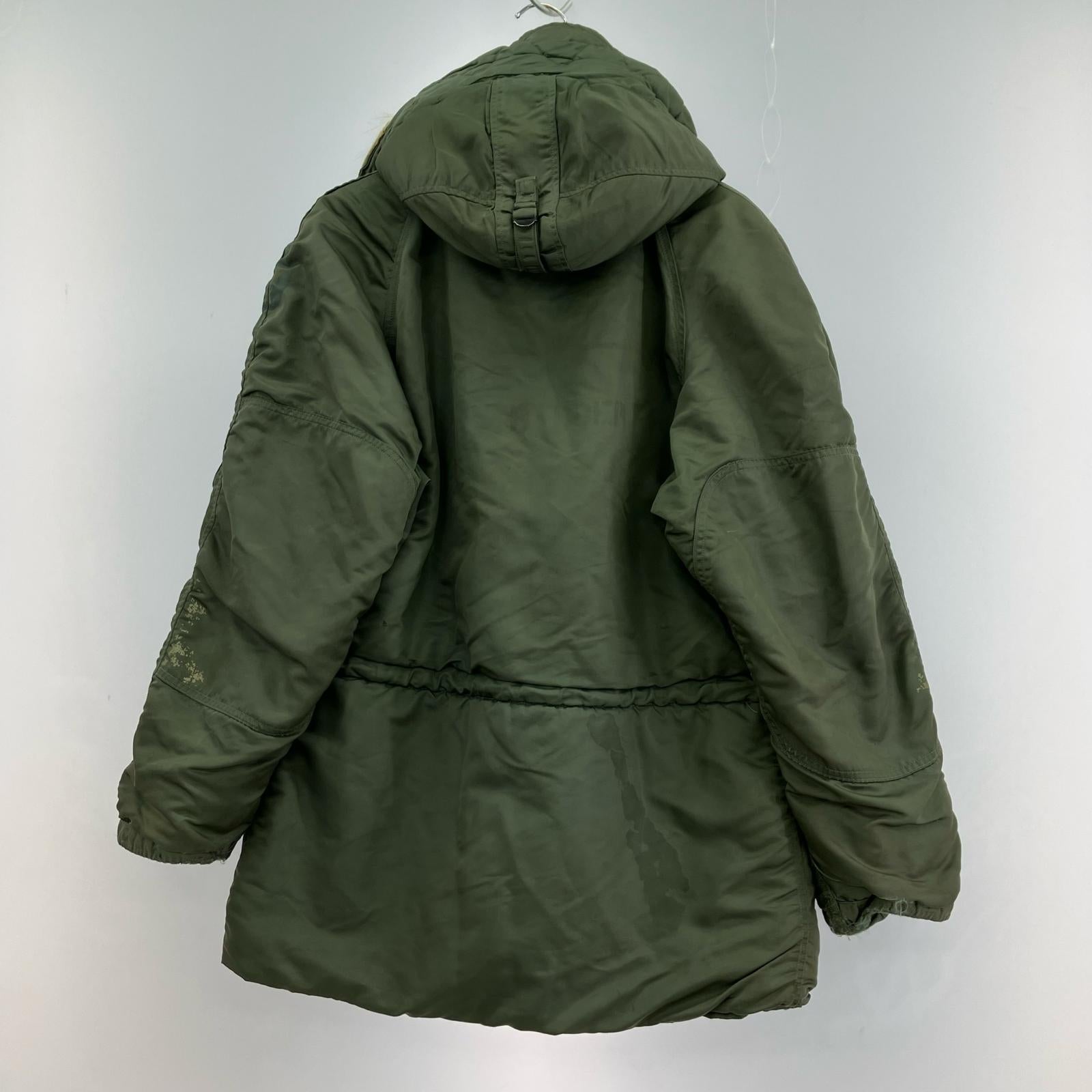 ジャケット 60-80s US ARMY N-3B ファー フライトジャケット カーキ