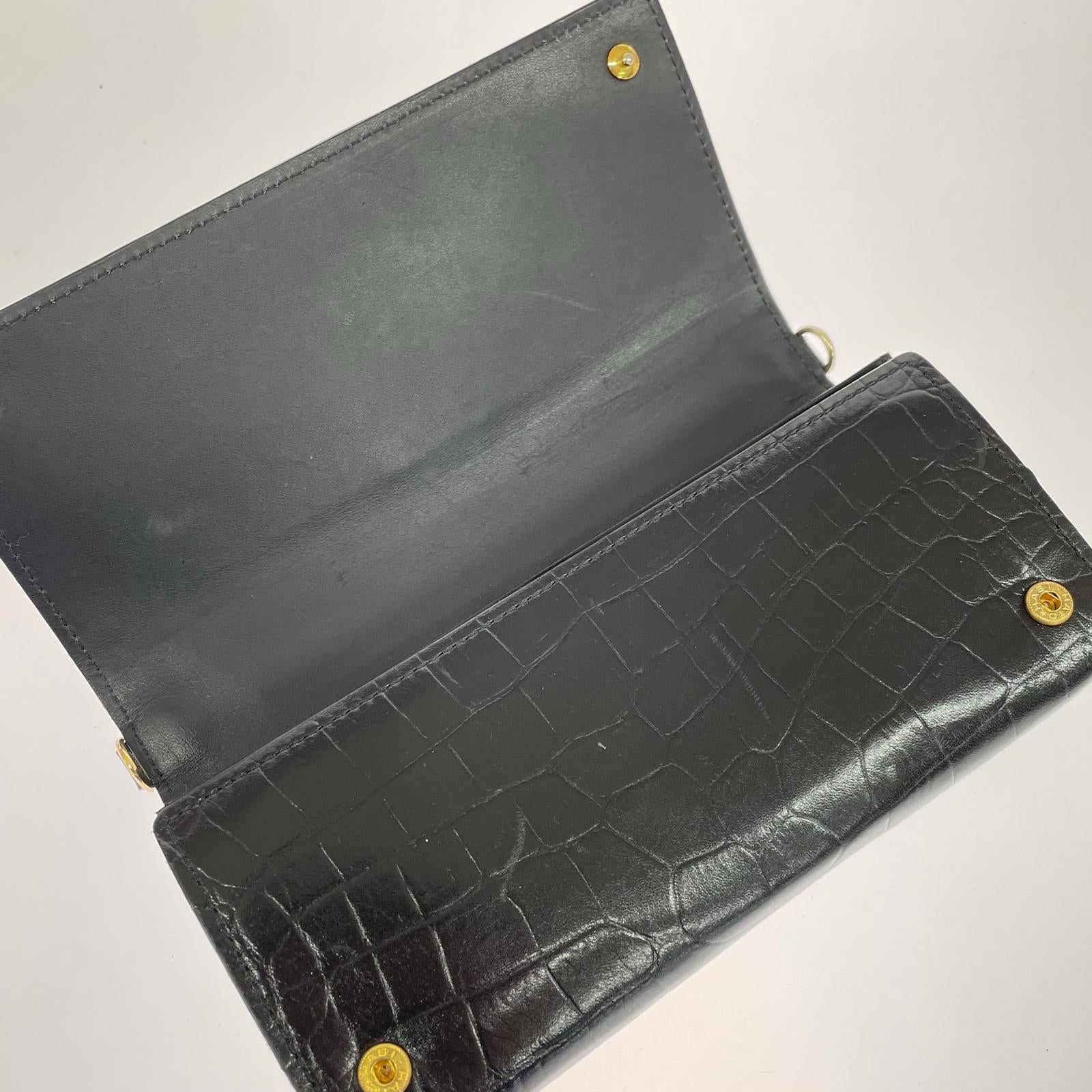 長財布 Accessoires De Mademoiselle ビジュー型押し ブラック