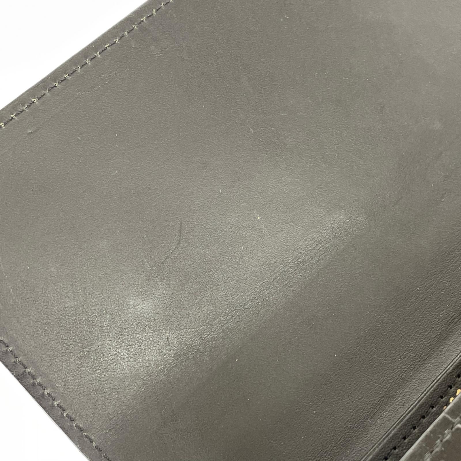 長財布 Accessoires De Mademoiselle ビジュー型押し ブラック