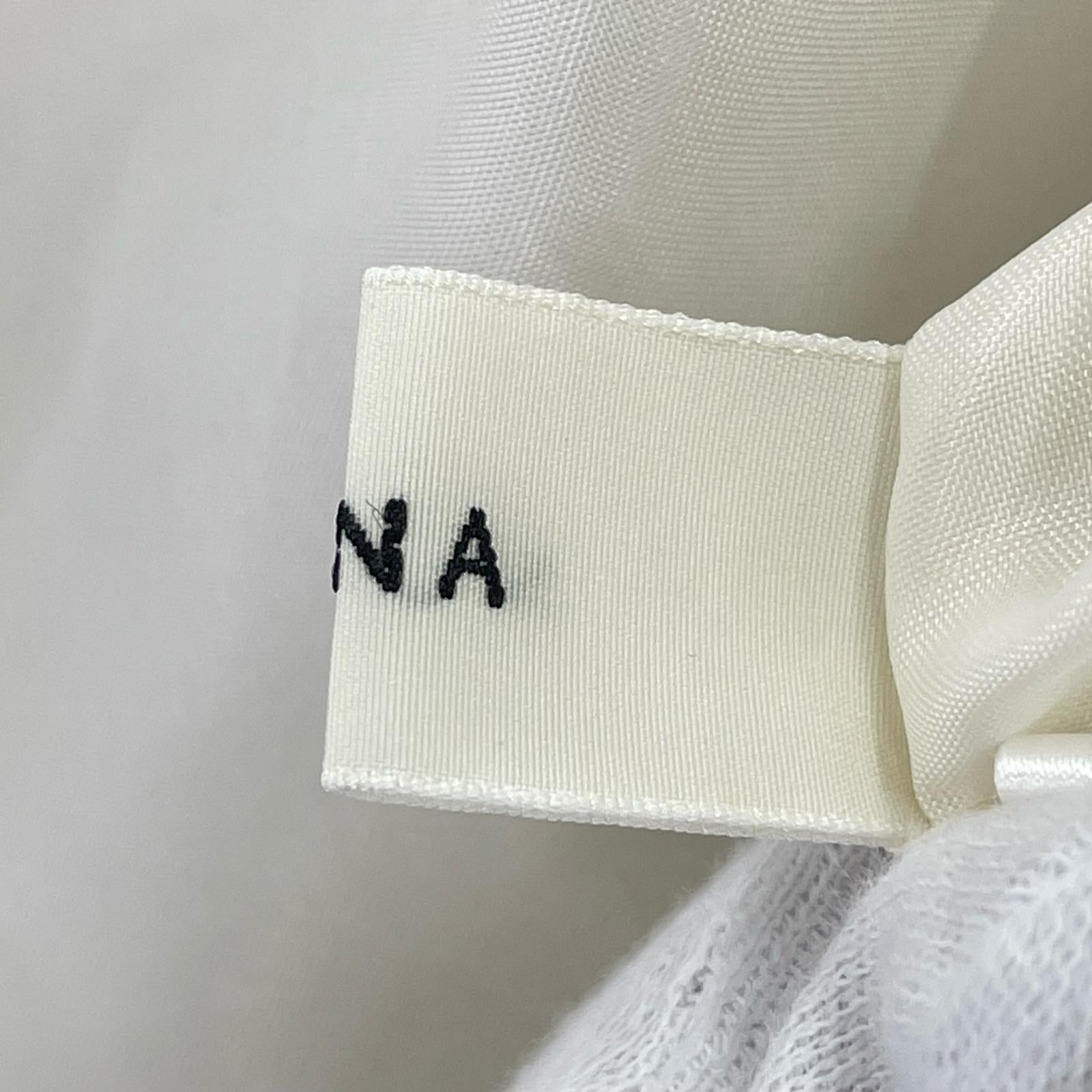 ロングスカート 24SS/タフタバルーンスカート/白 36 ベージュ