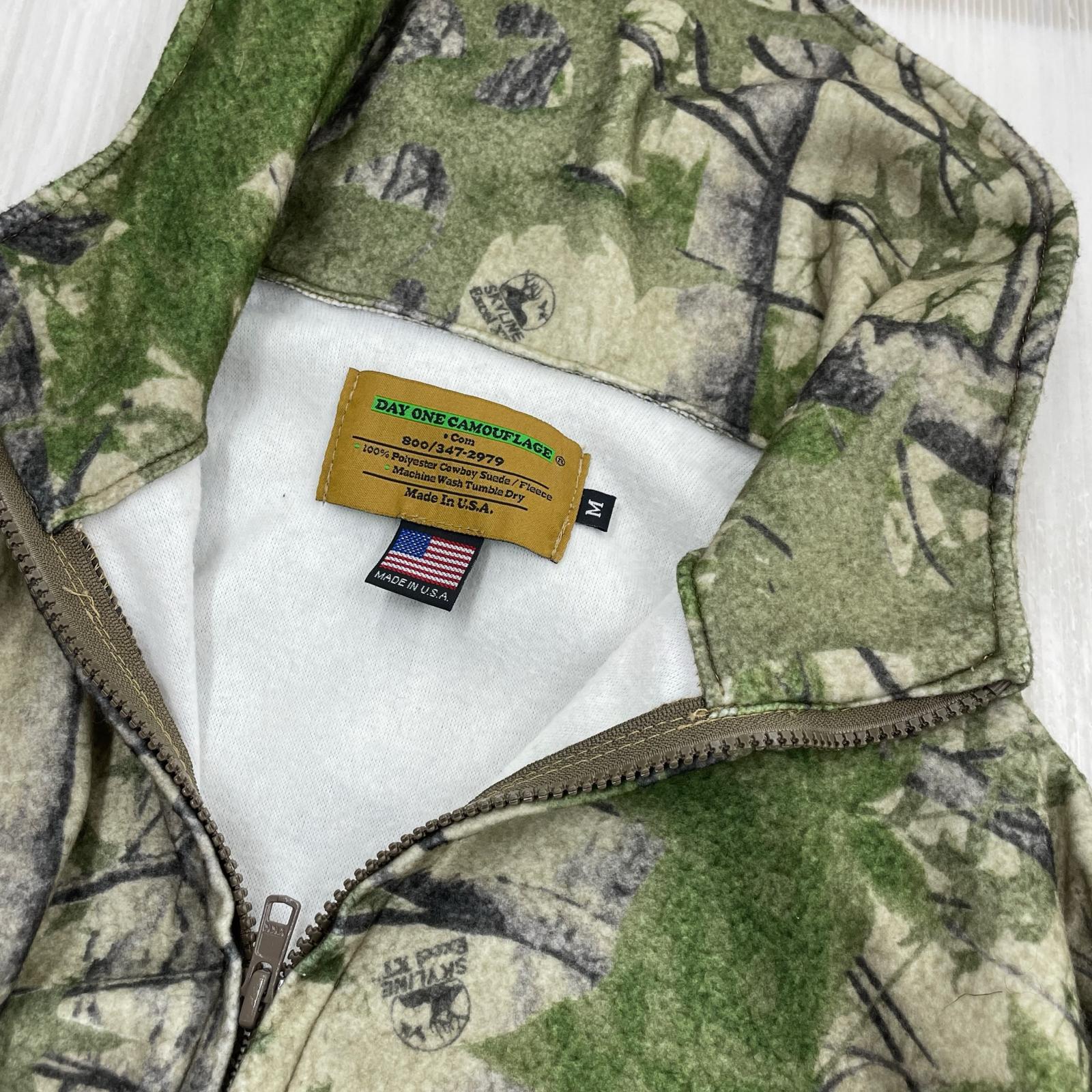 ジャケット day one camouflage カモフラ 緑 M