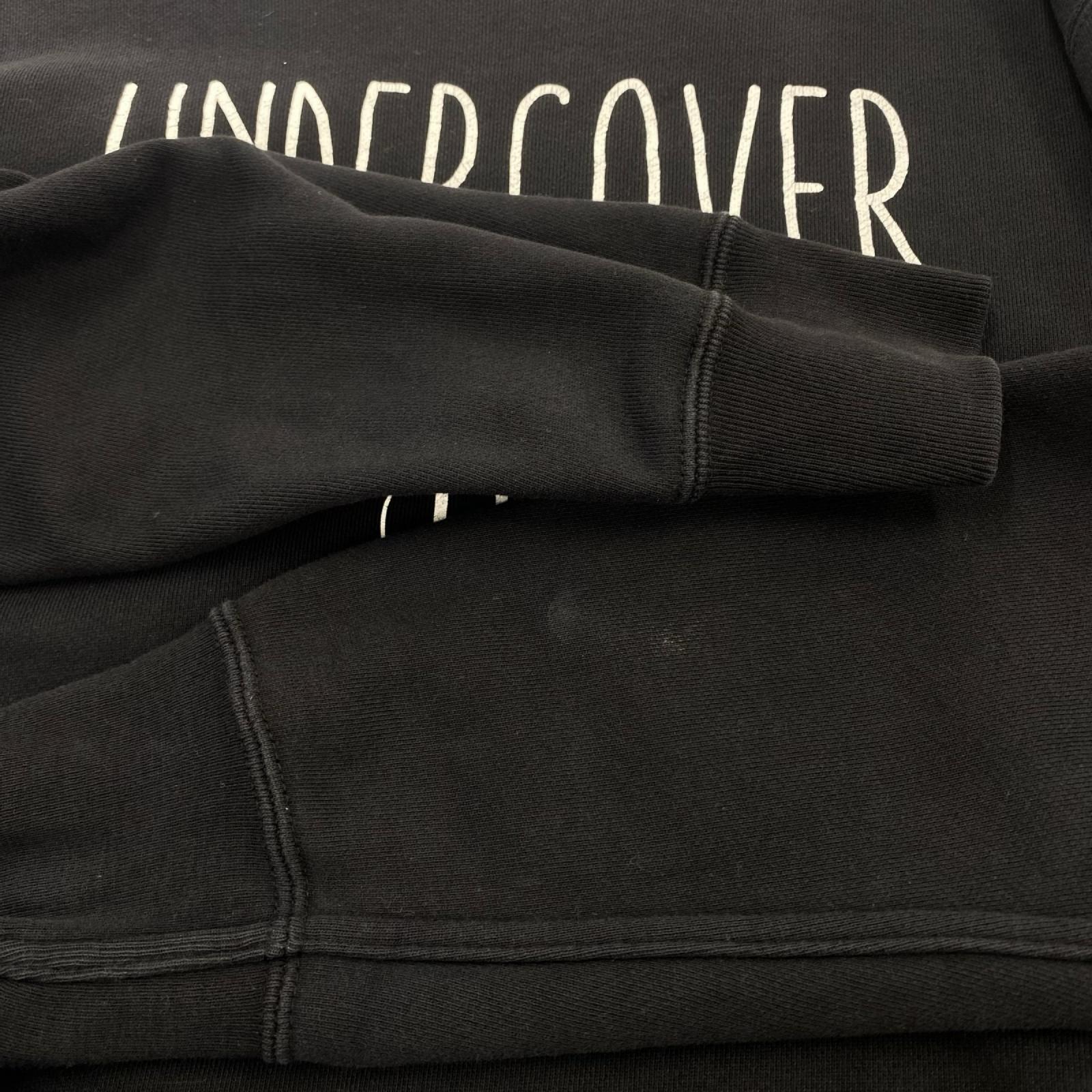スウェット UNDERCOVER ロゴスウェット 黒 (L) L ブラック