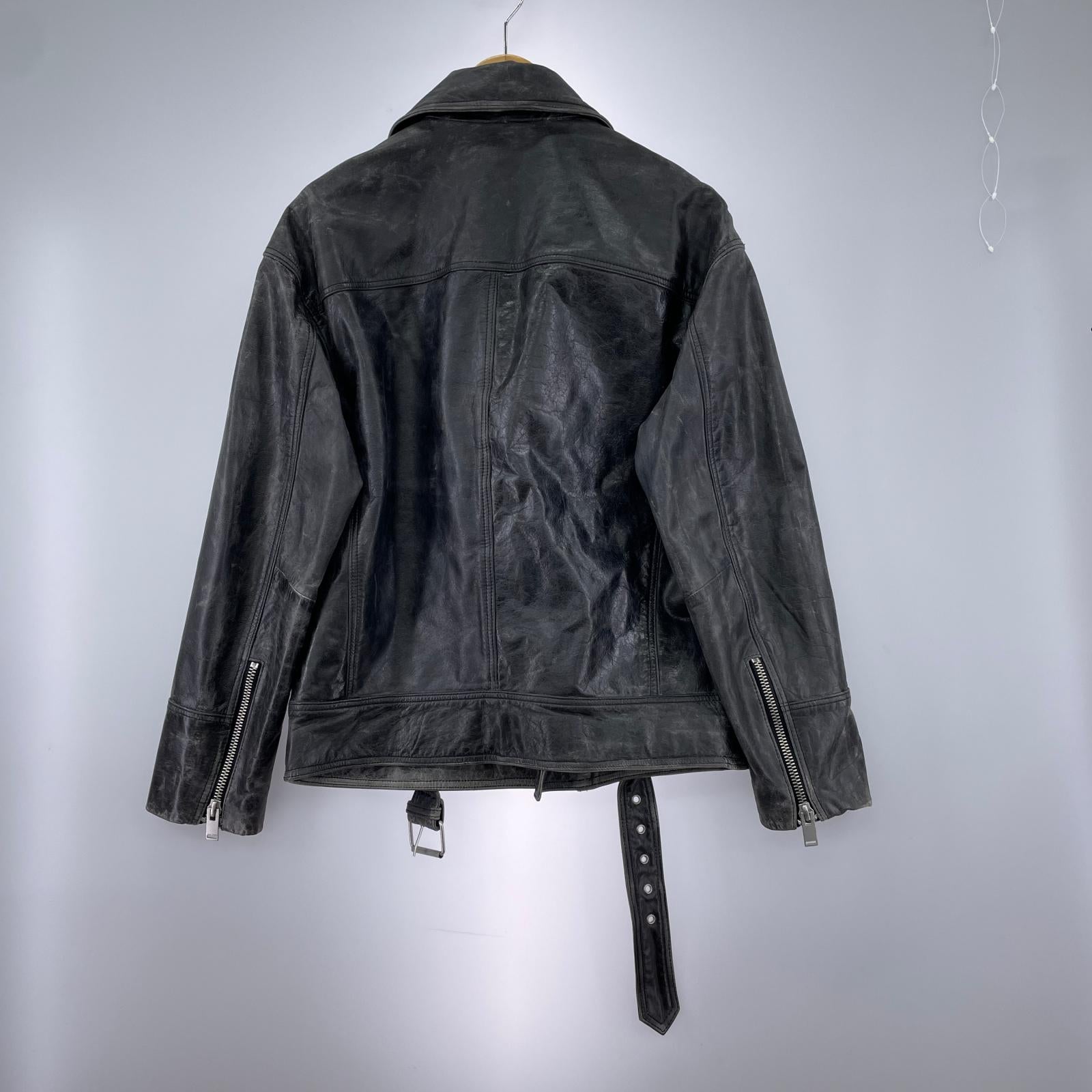 レザージャケット レザーダブルライダース ブラック