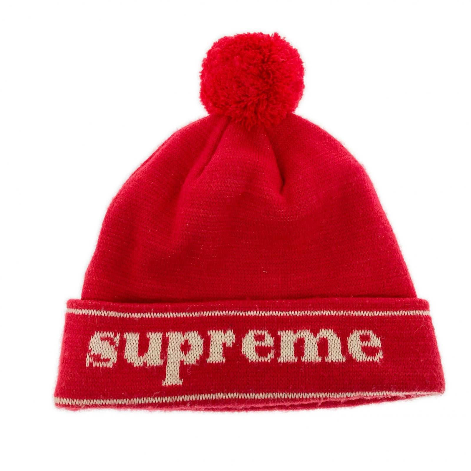 ニットキャップ Cuff Beanie 赤