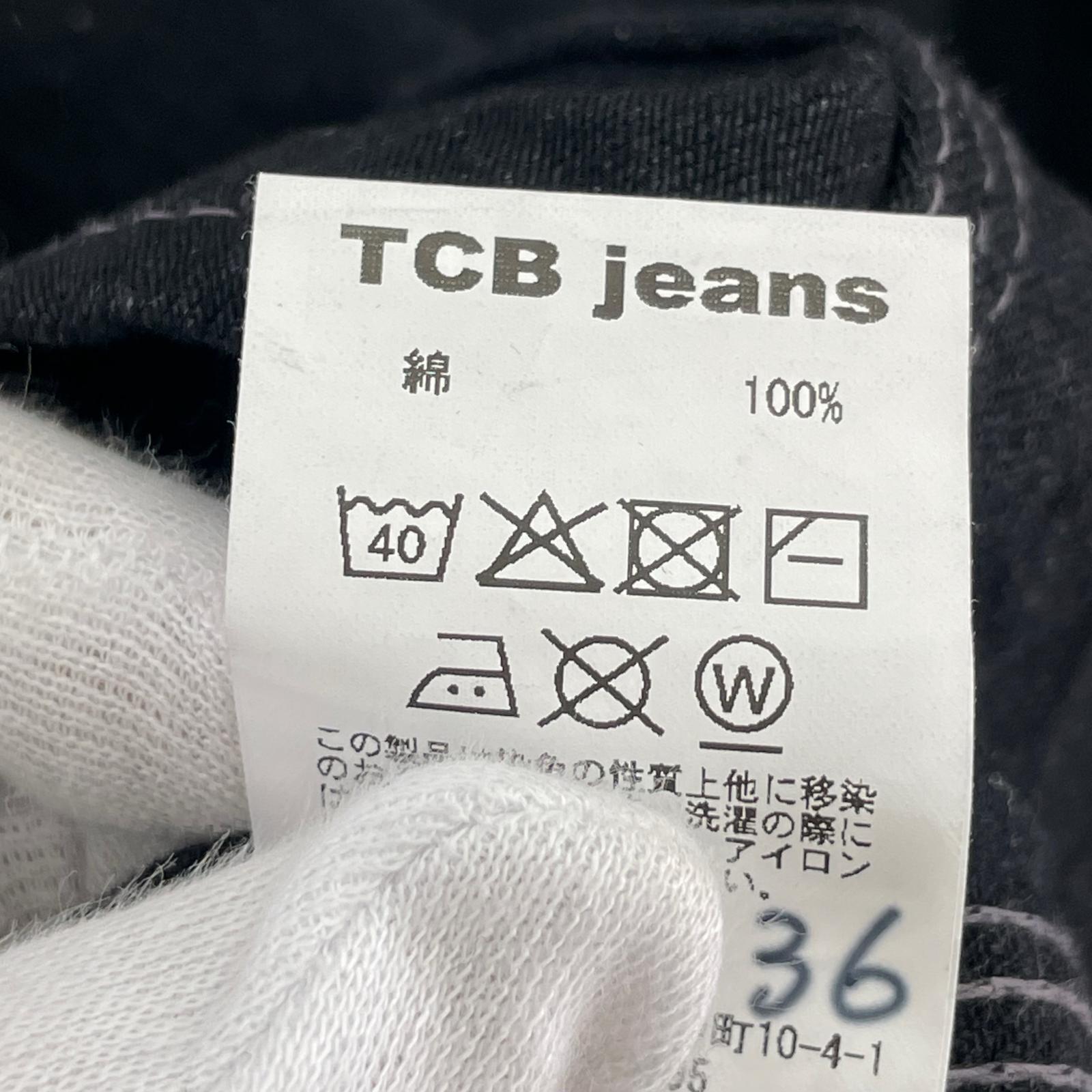 デニムジャケット TCB jeans Cat Head Jacket BKBK ブラック