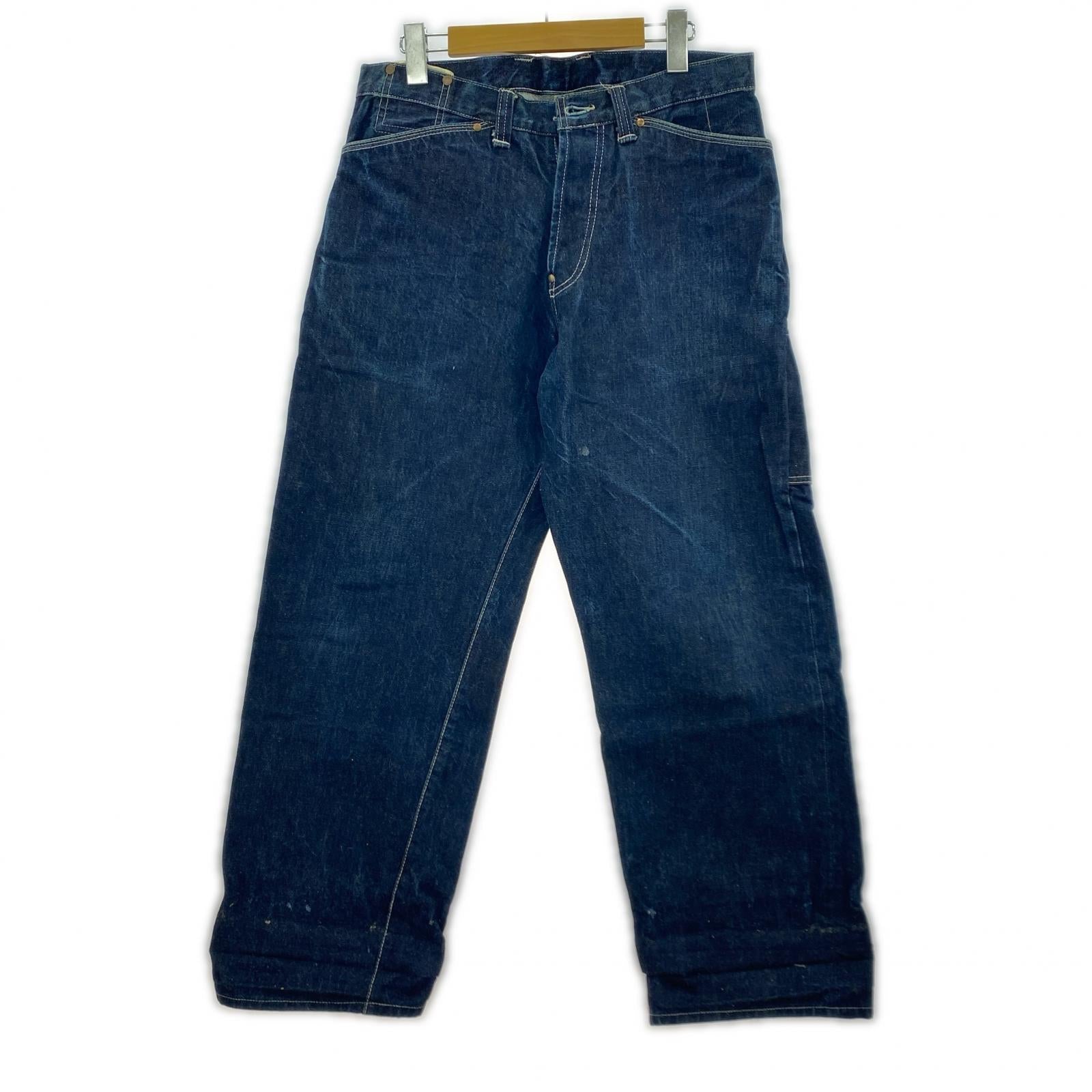 デニムパンツ tender 132 wide denim 3 ブルー