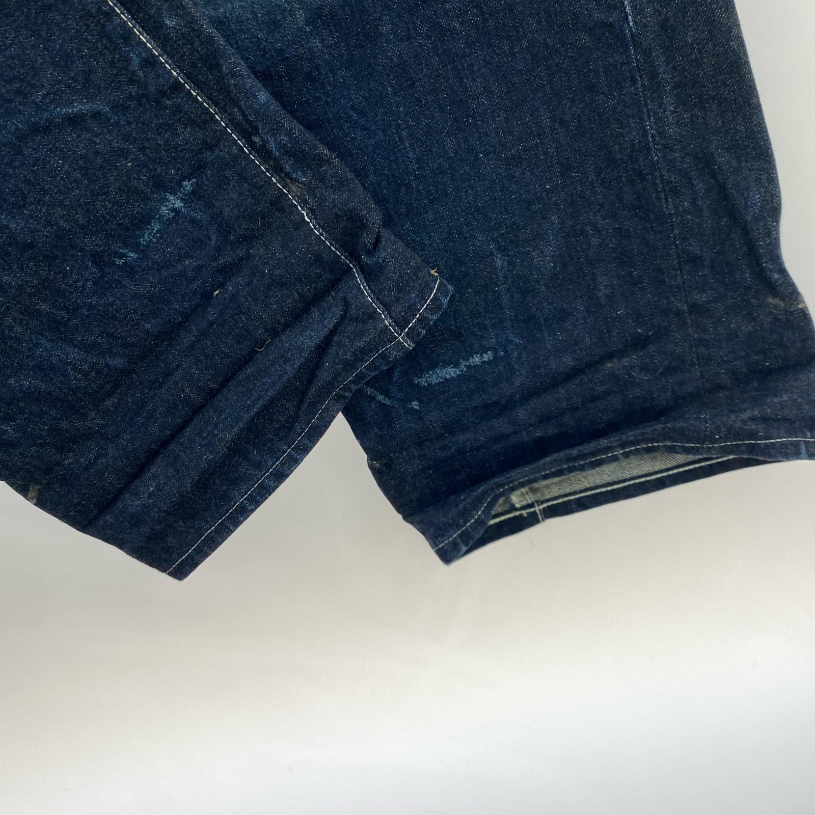 デニムパンツ tender 132 wide denim 3 ブルー
