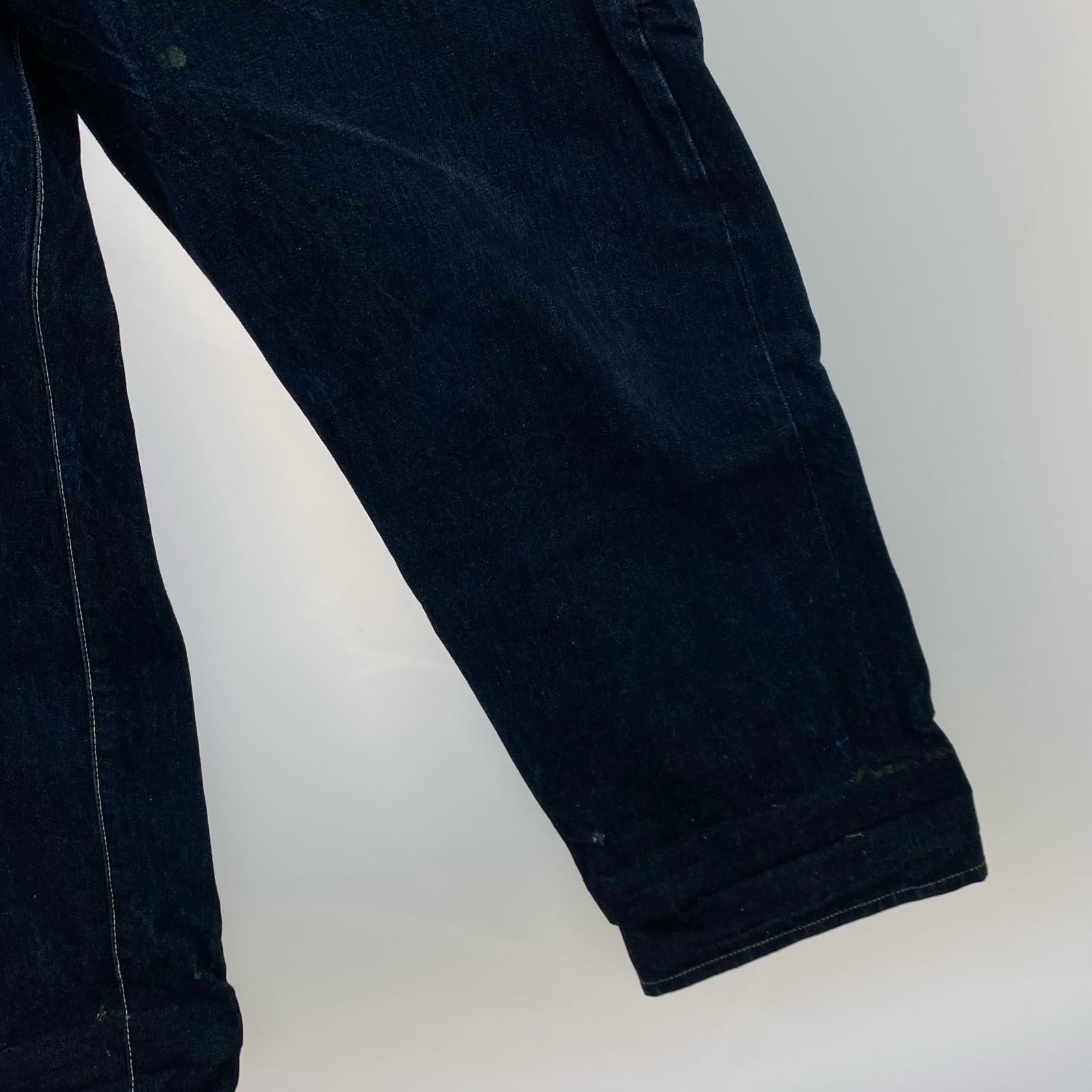 デニムパンツ tender 132 wide denim 3 ブルー