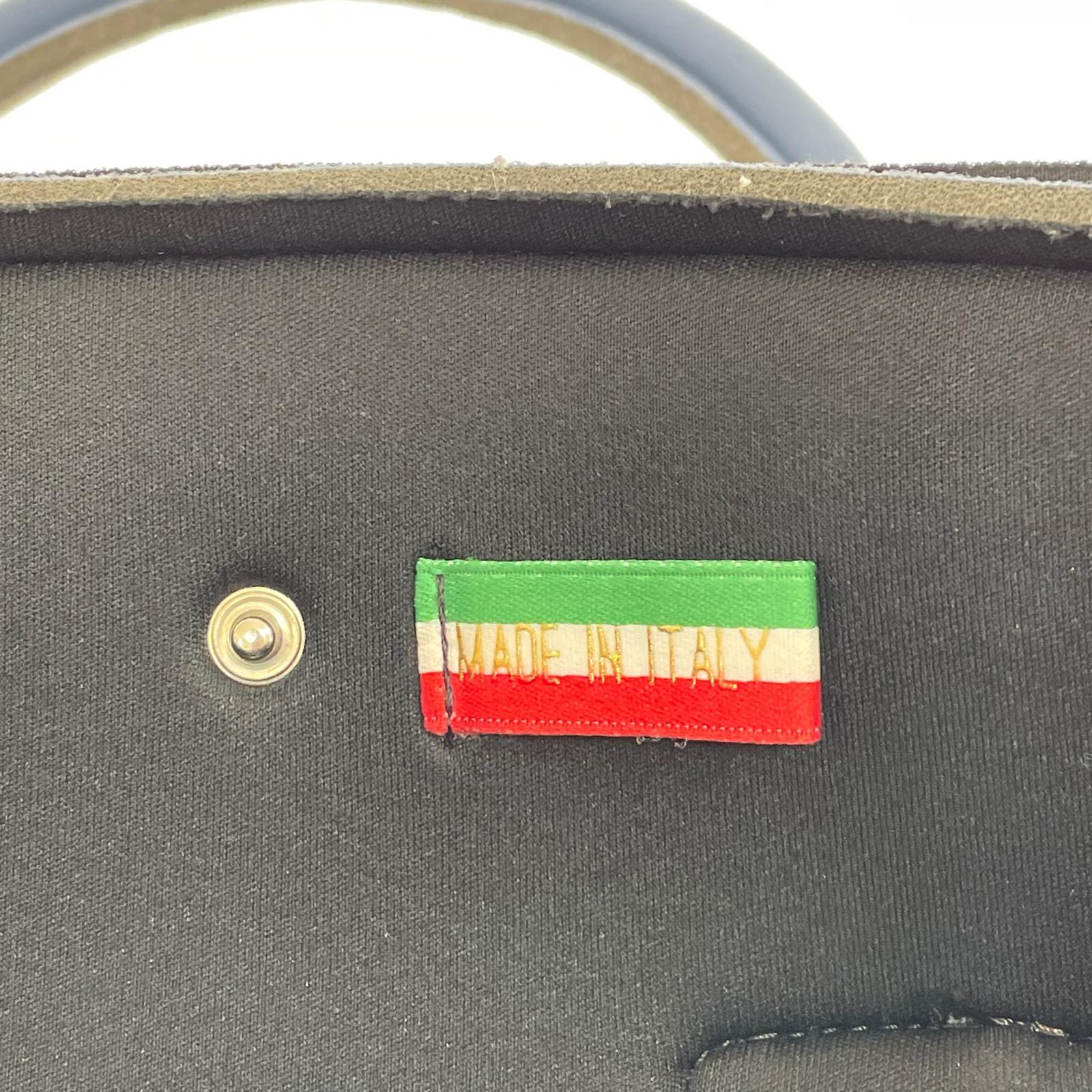 トートバッグ save my bag イタリア製、ネイビー ネイビー