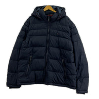 ジャケット 中綿 フーデッド 紺 XL