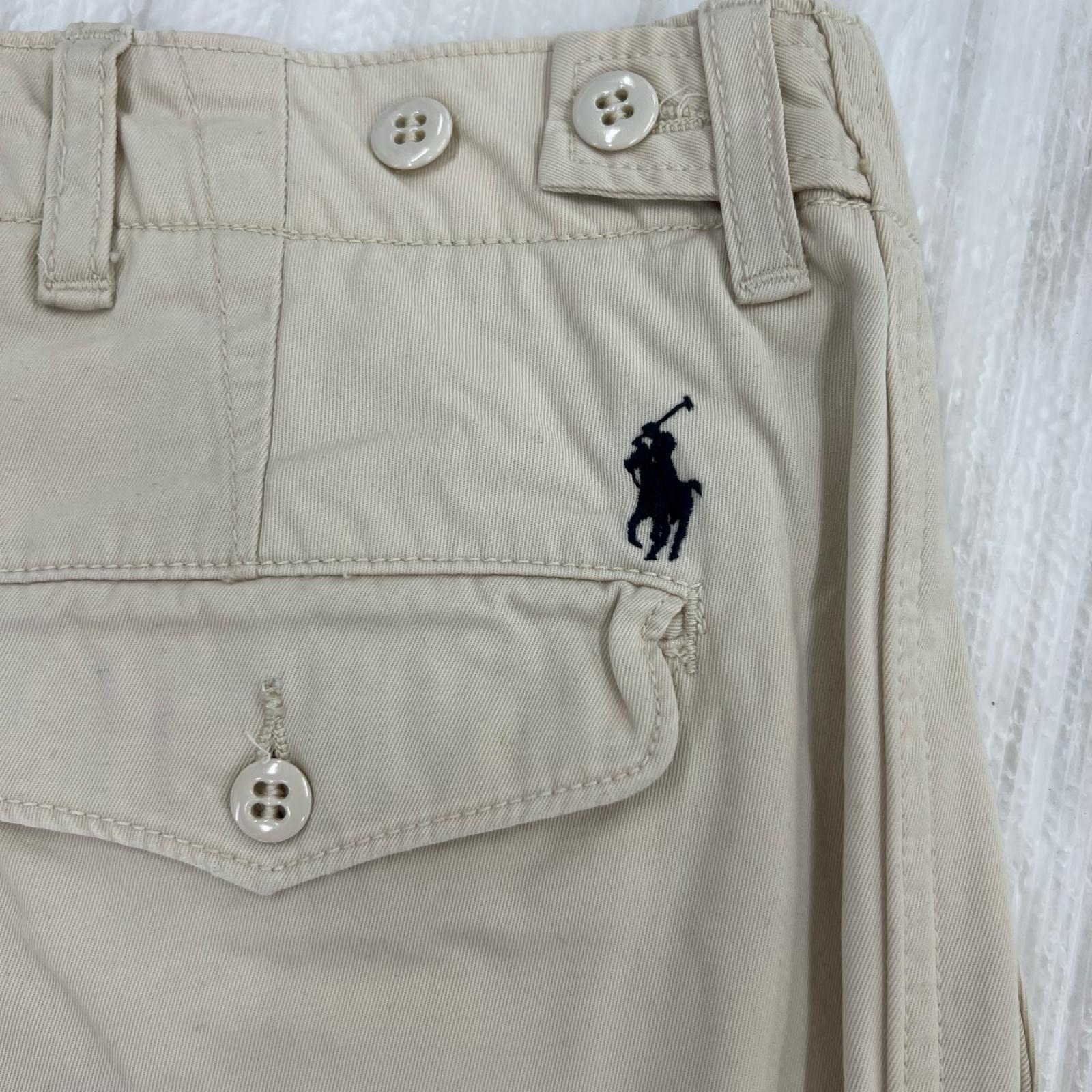 パンツ POLO RALPH LAUREN ARMYタイプ ミリタリーチノパンツ 白