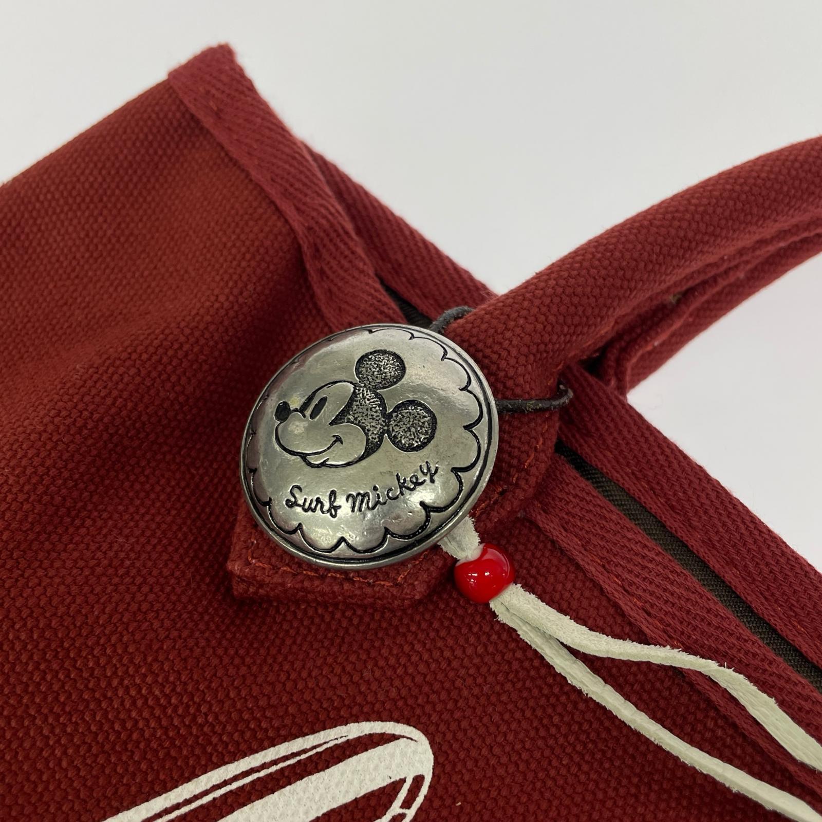 ハンドバッグ SURF MICKEY レッド