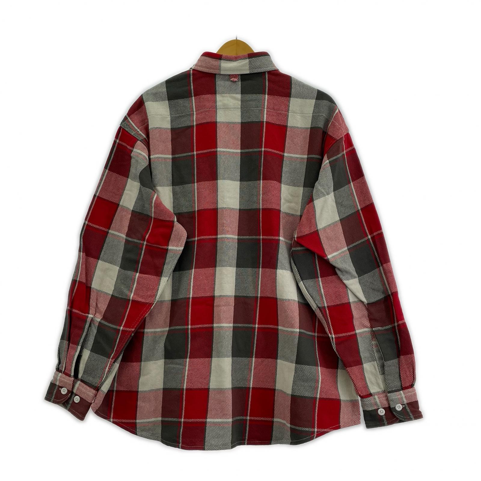 長袖シャツ nanamica チェックシャツ レッド S S レッド