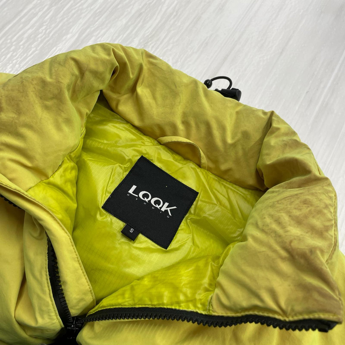 ジャケット LQQK STUDIO 700 FILL POWER ダウンジャケット S イエロー S イエロー
