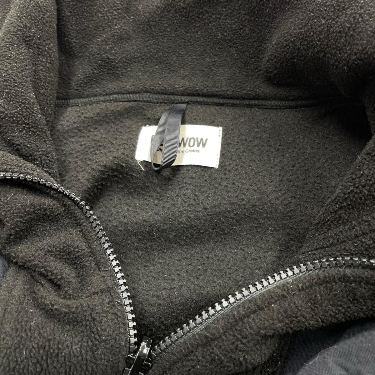 ジャケット BOWWOW テックデザインフリースジャケット ブラック ブラック