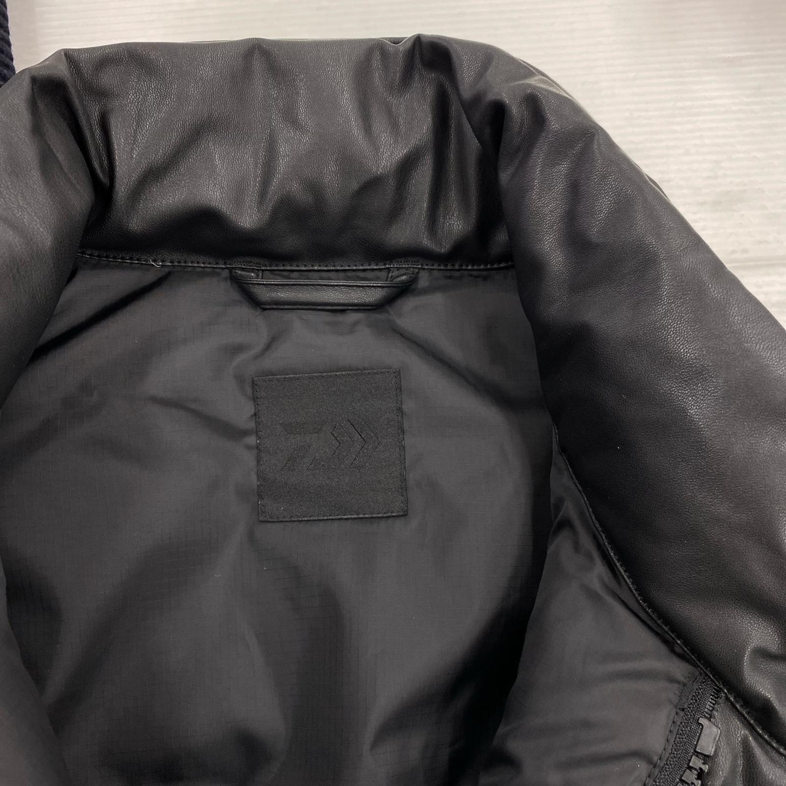 ダウンジャケット TECH 2WAY SYNTHETIC SKIN DOWN JACKET M ブラック