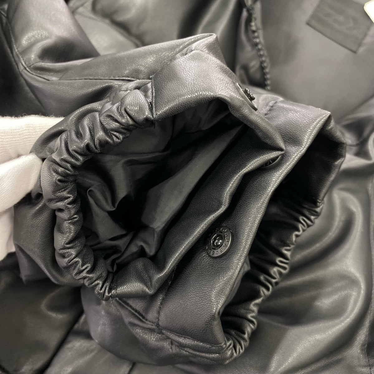 ダウンジャケット TECH 2WAY SYNTHETIC SKIN DOWN JACKET M ブラック