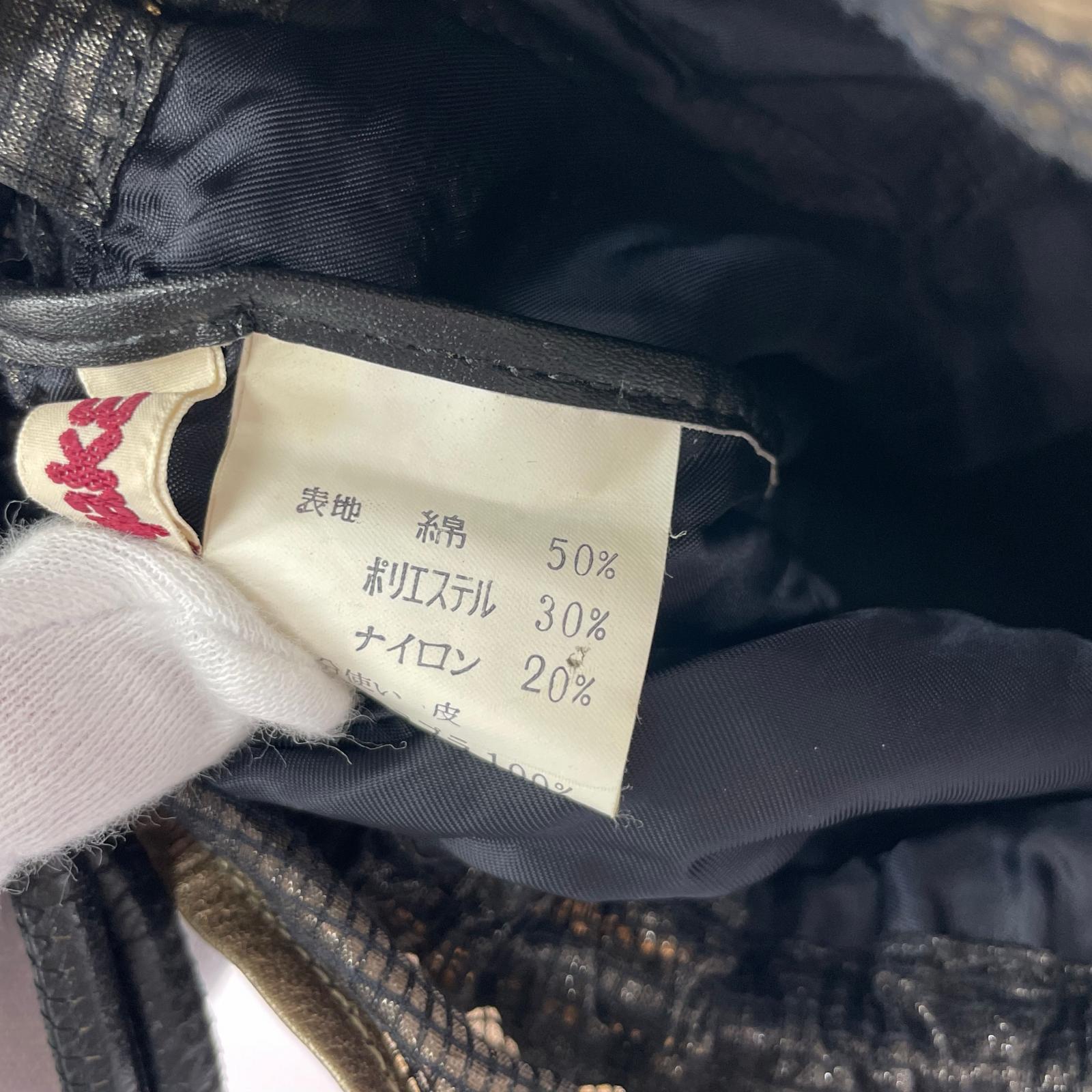 その他バッグ ISSEY MIYAKE ラメ巾着バッグ ブラック