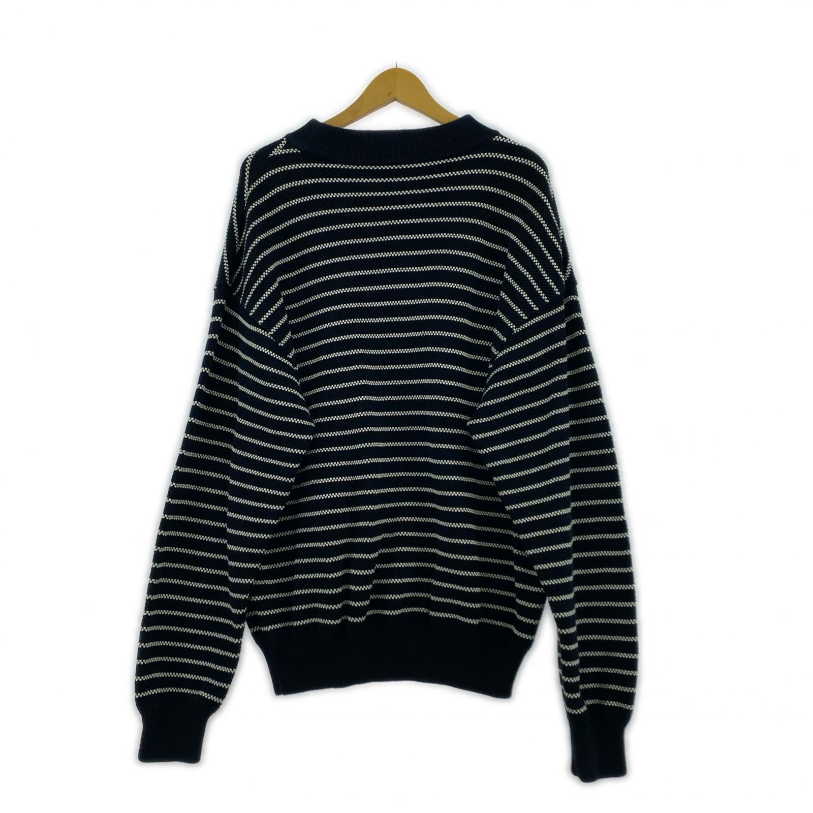 長袖Tシャツ Moss stitch Moc Neck L/S サイズ2 2 ブラック