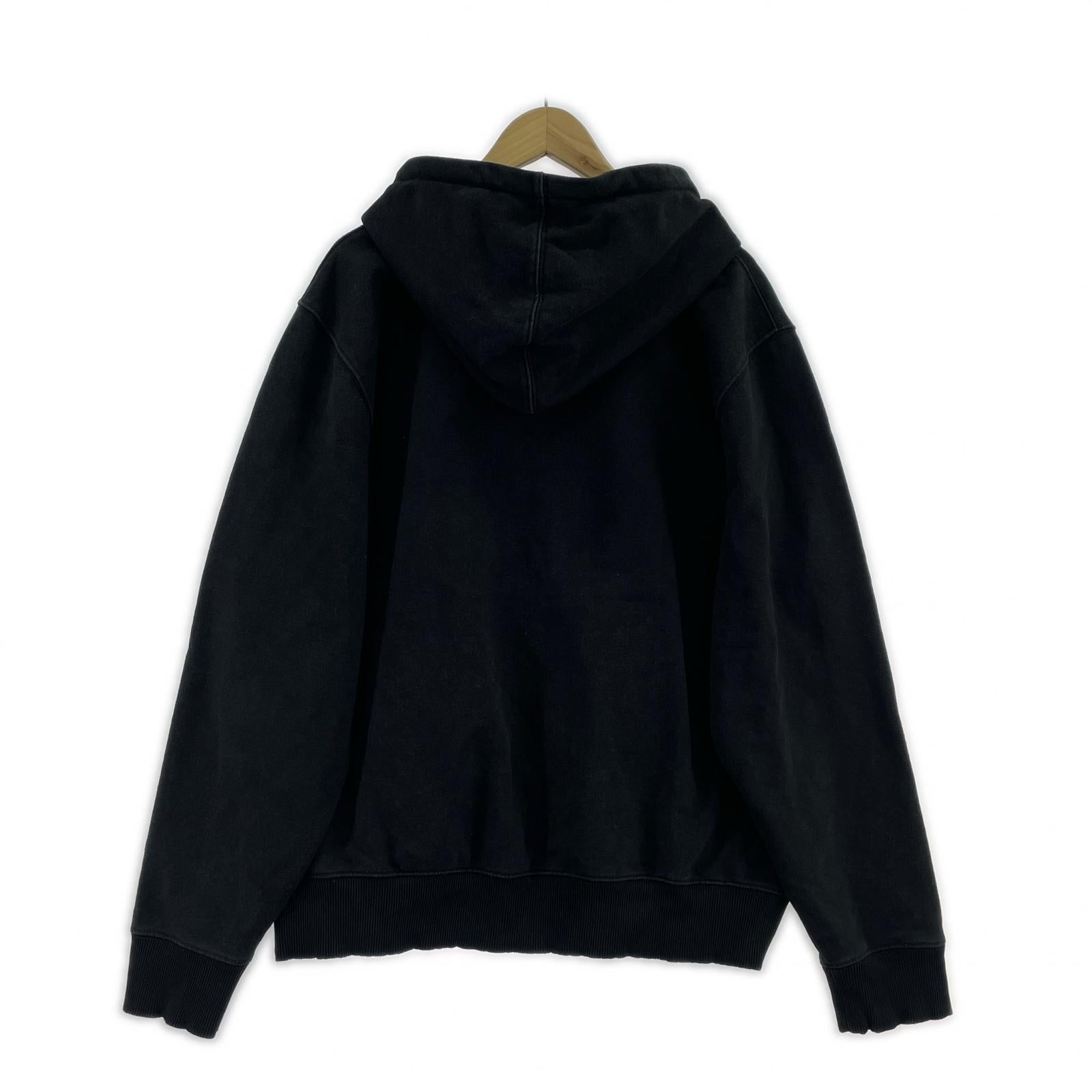 パーカー SPORT EMBROIDERED HOODIE 黒 ? L ブラック