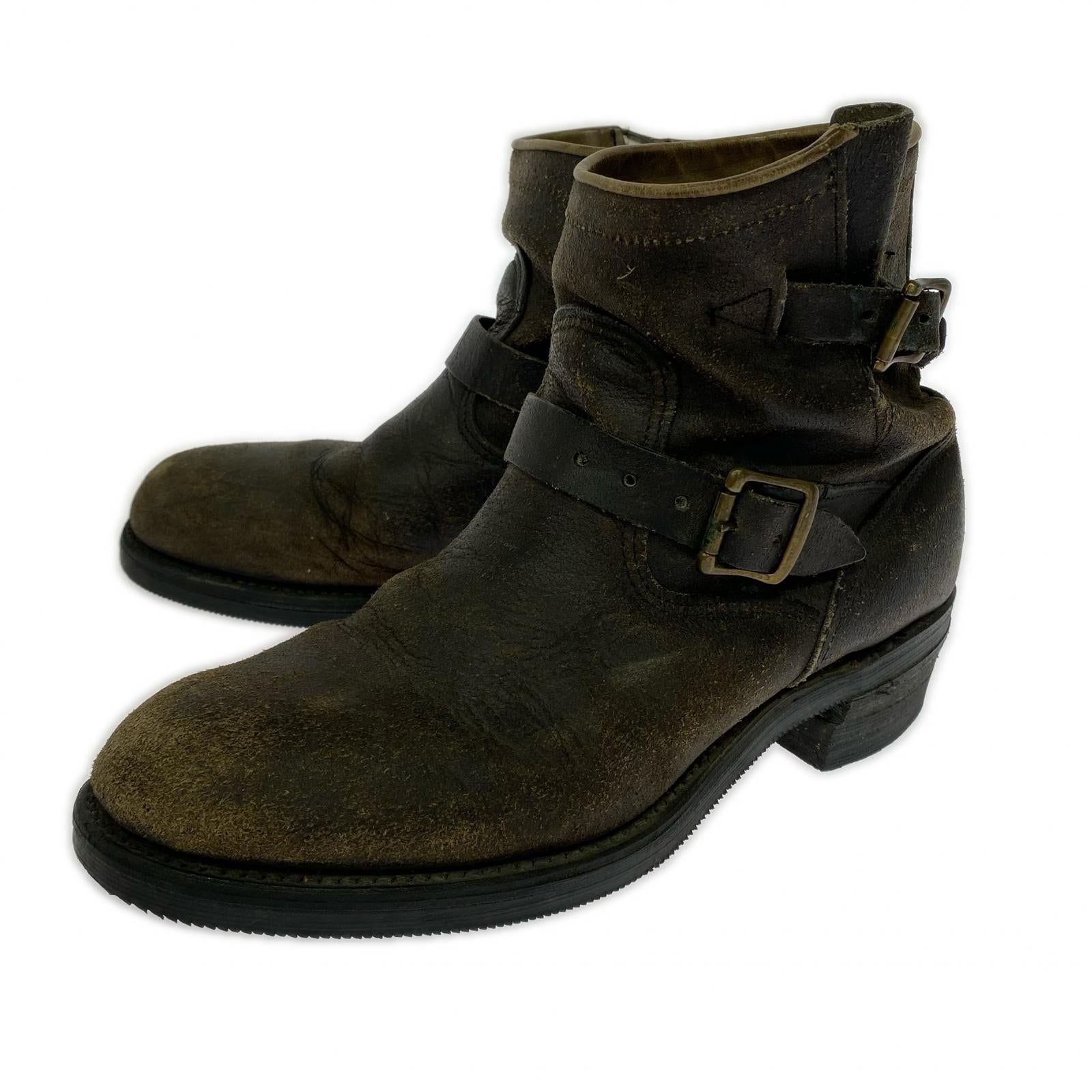 ブーツ Chippewa 白タグ ショートエンジニア 27920 11D ブラウン
