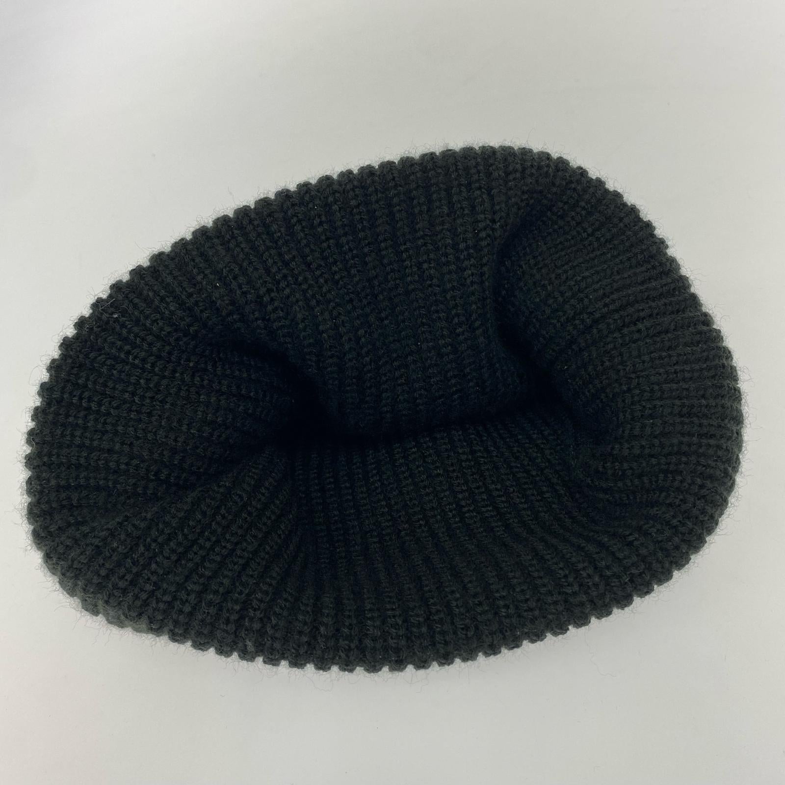 ニットキャップ BEANIE BLACK ブラック