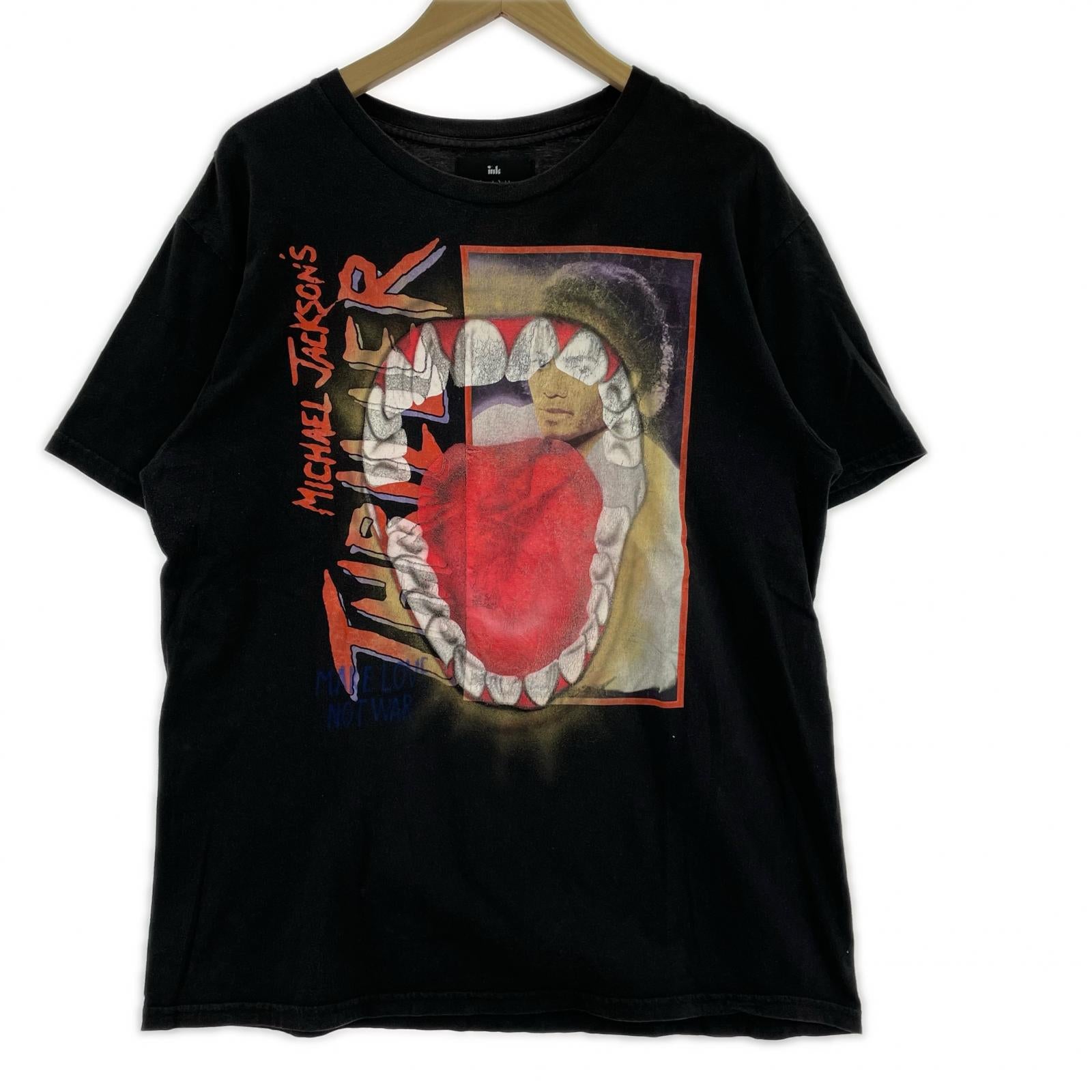 半袖Tシャツ MICHAEL JACKSON/THRILLER Tee/BLK L ブラック
