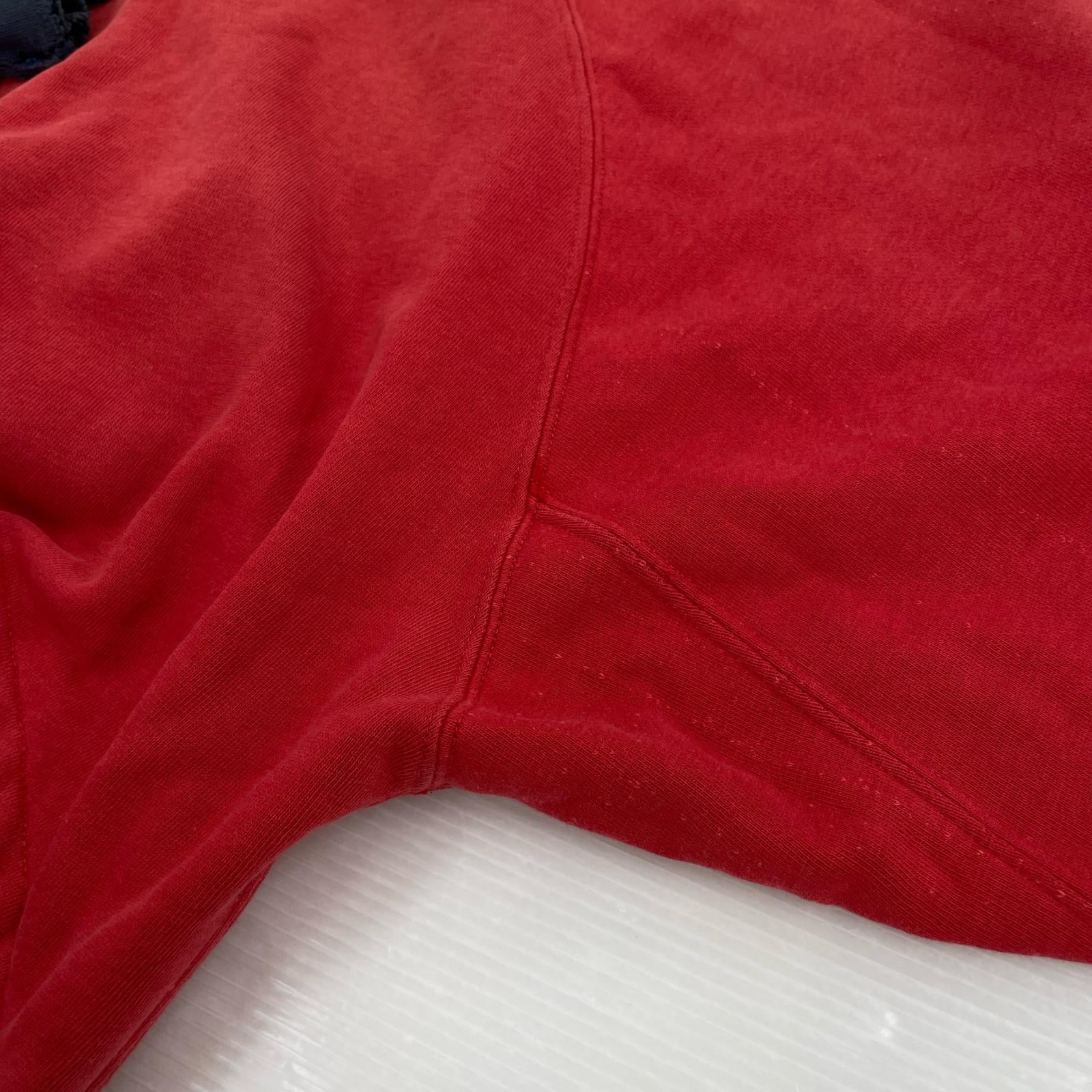 ジャケット USA製 スウェットジャ0ケット RED M M レッド