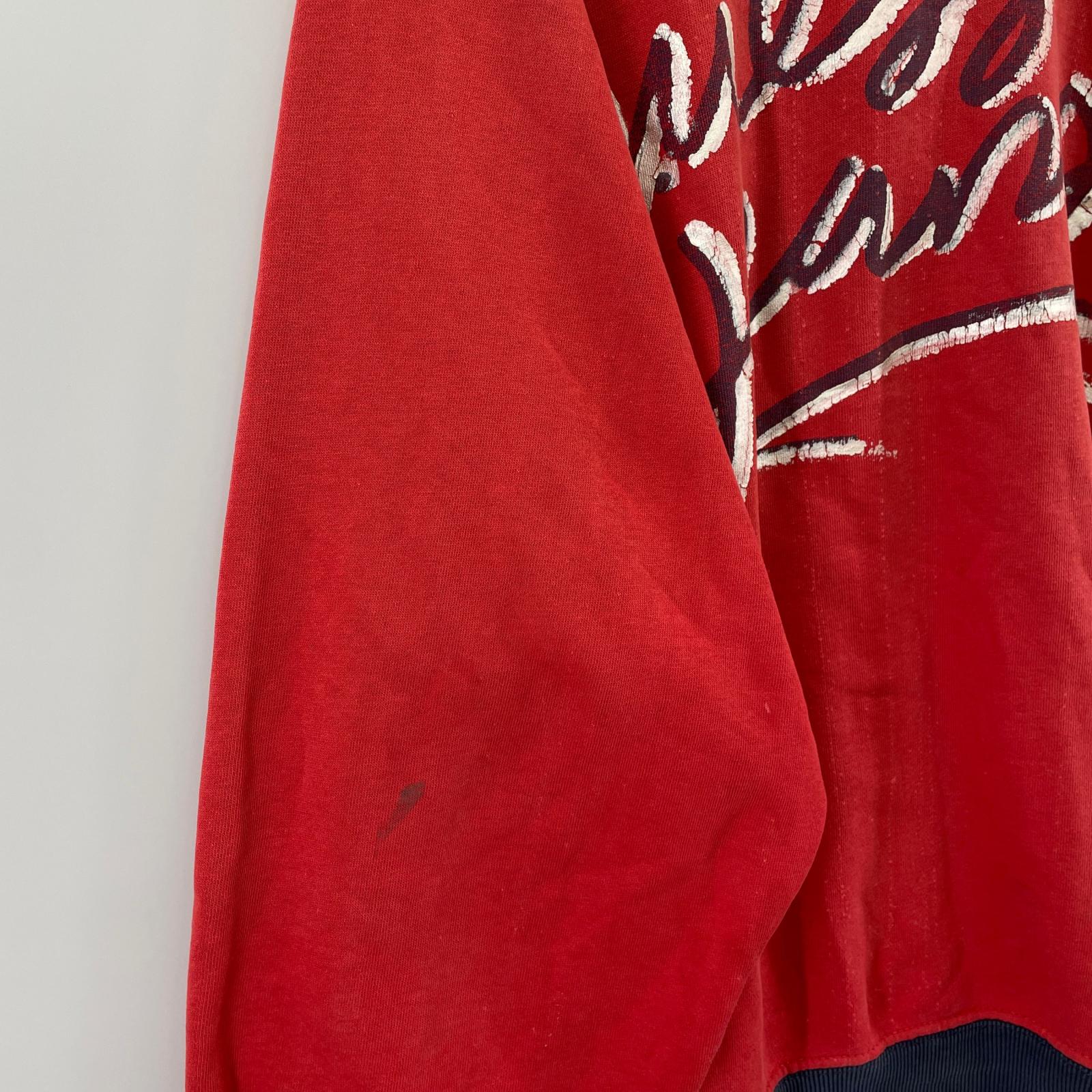 ジャケット USA製 スウェットジャ0ケット RED M M レッド