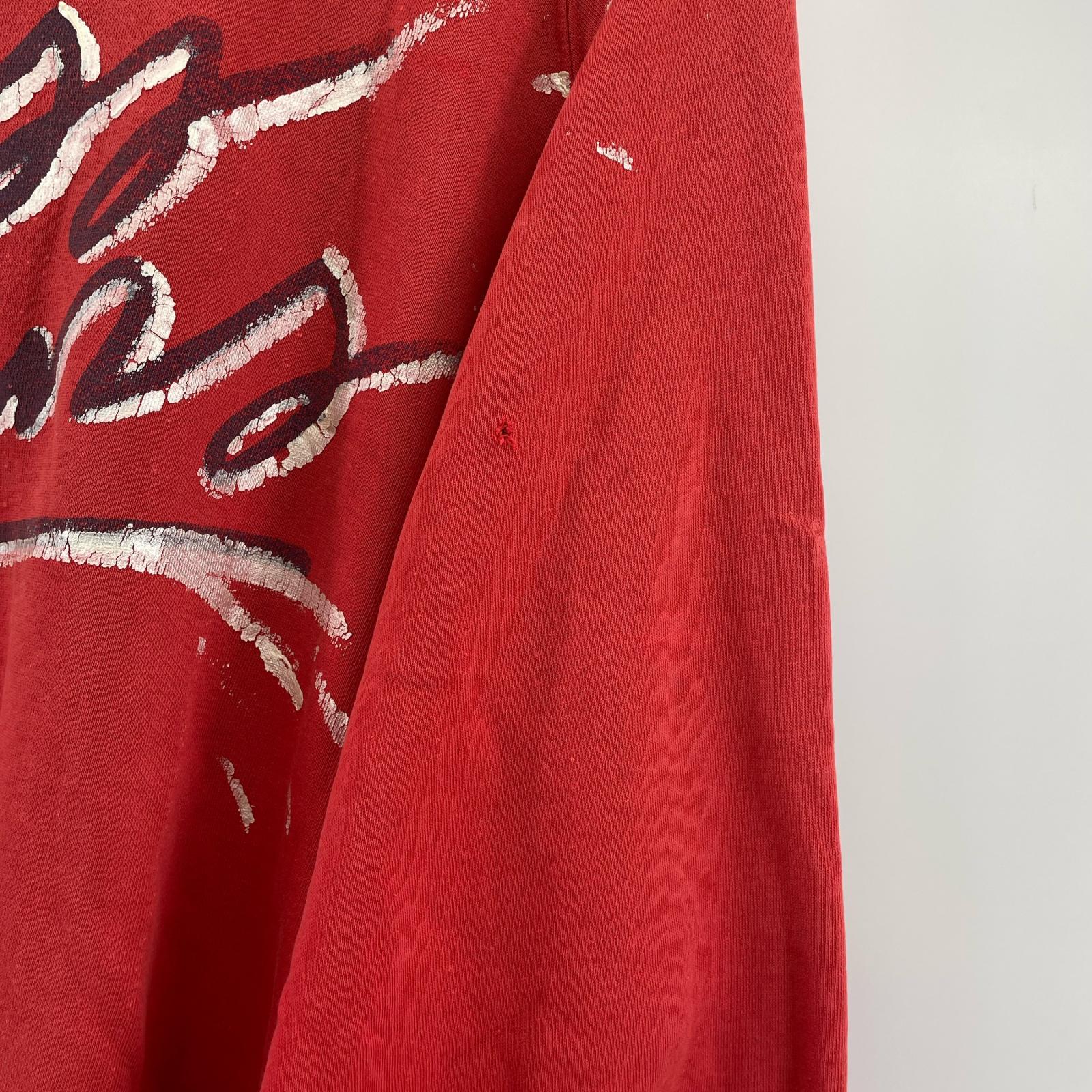 ジャケット USA製 スウェットジャ0ケット RED M M レッド