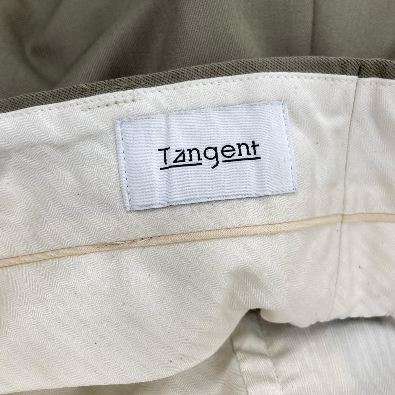 パンツ Tangent ウールギャバジン 44 カーキ