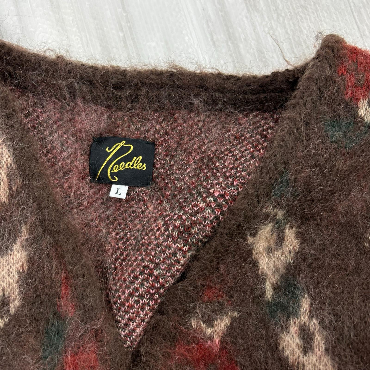 カーディガン Mohair Cardigan - Rose(L) L