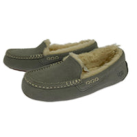 シューズ ANSLEY モカシンシューズ グレー (24.0) 24cm (US6 UK5 1/2 EU38) グレー