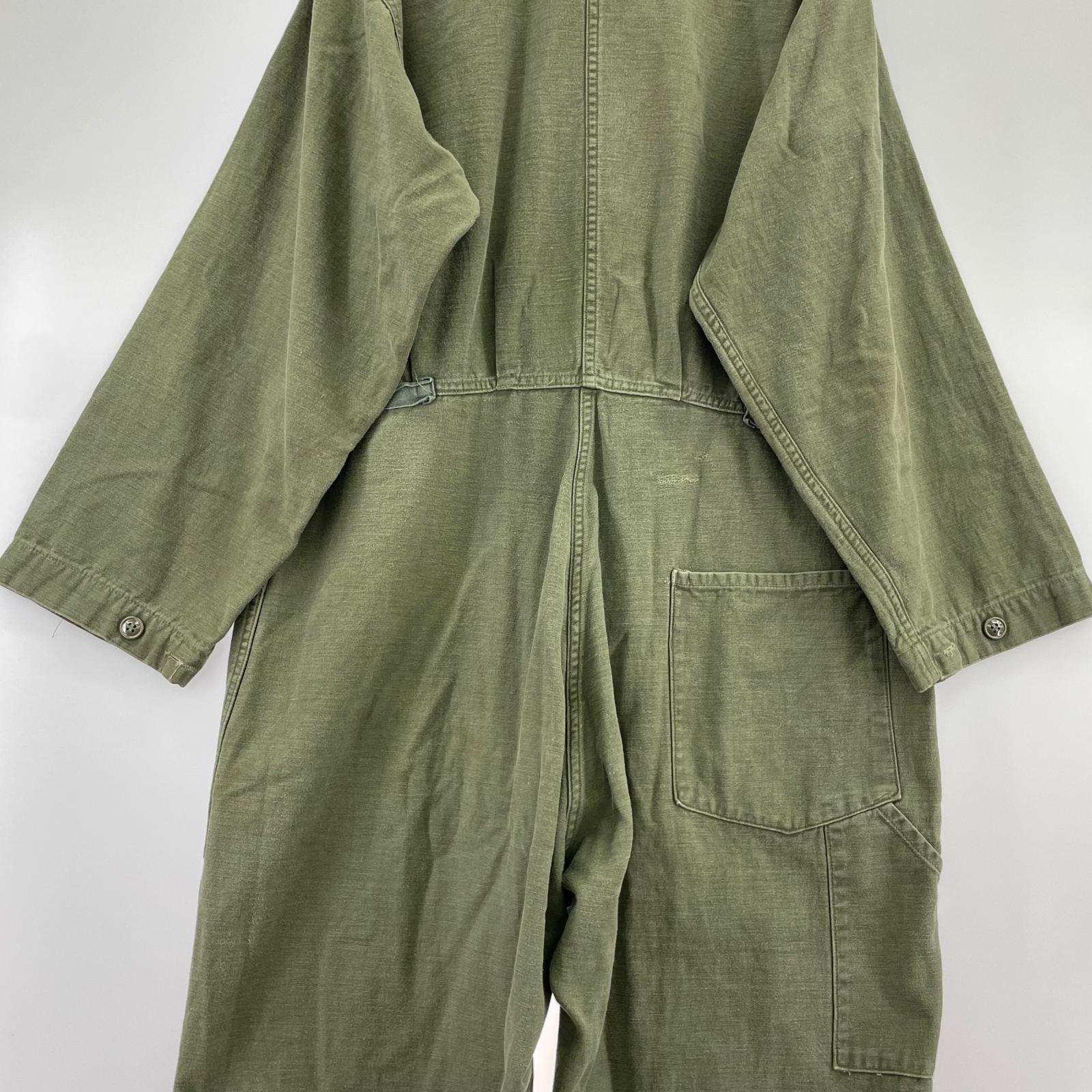 オーバーオール 米軍 80s オールインワン カーキ カーキ