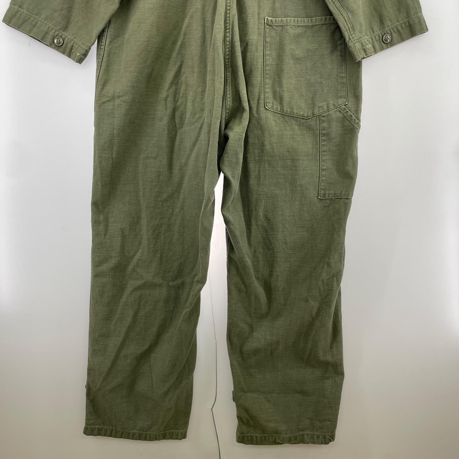 オーバーオール 米軍 80s オールインワン カーキ カーキ