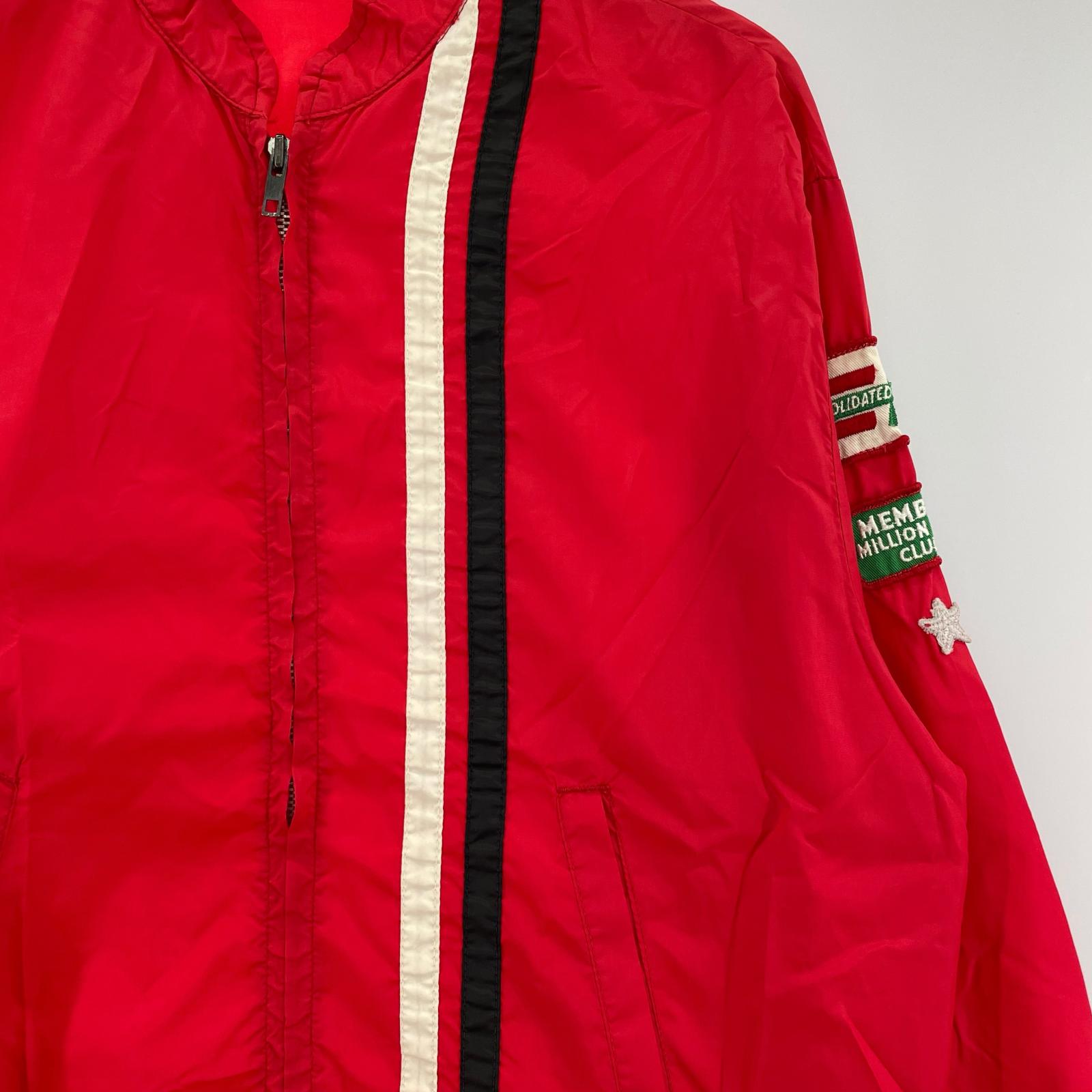 ジャケット 70s ルイヴィル ナイロン レッド レッド