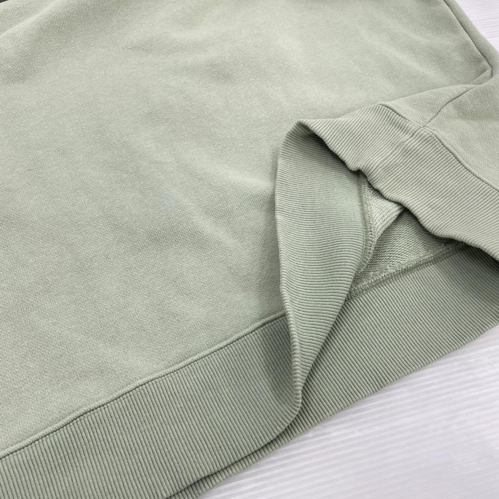 スウェット NINETY ハーフジップ 緑(XL) グリーン