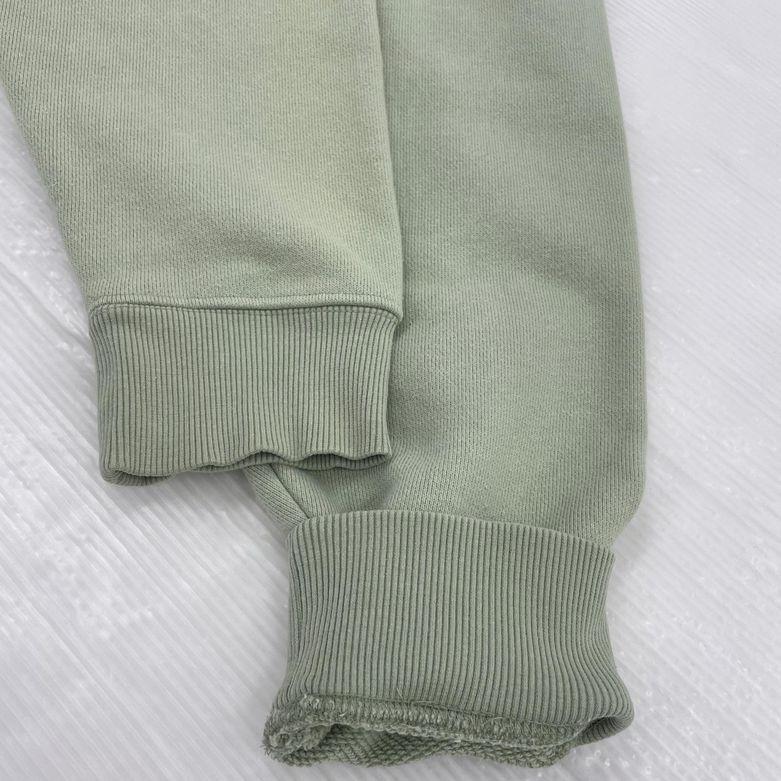 スウェット NINETY ハーフジップ 緑(XL) グリーン