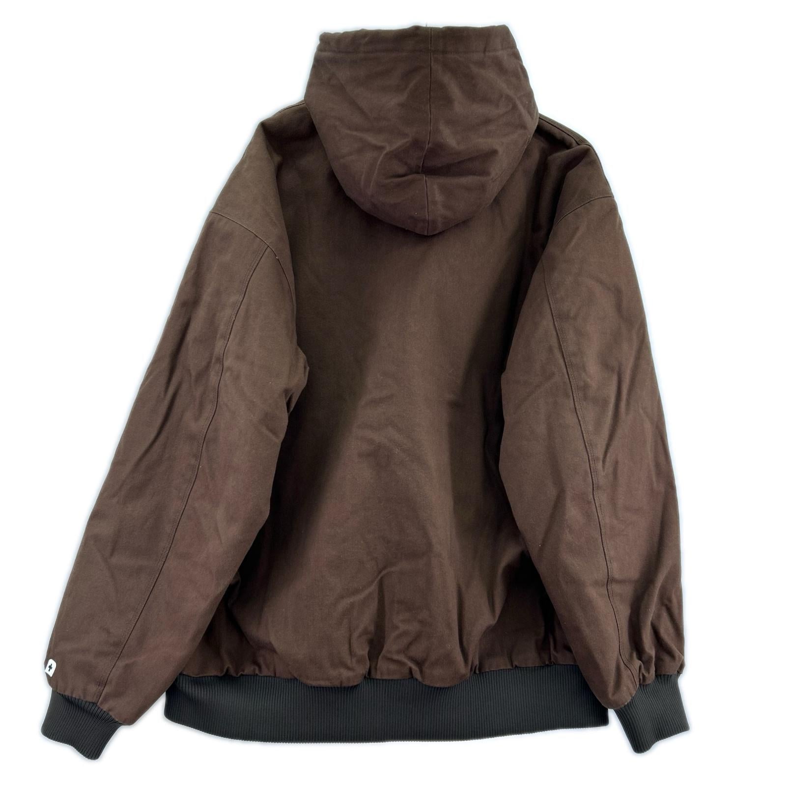 ブルゾン PLUSLbyXLARGE PLACTIVEJACKET 茶 (XL) ブラウン