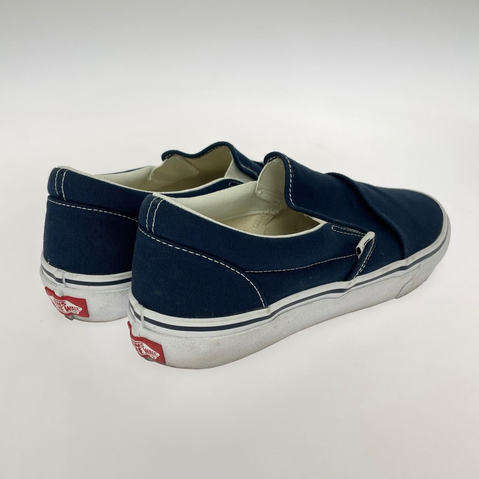スニーカー ×beams/slip-on/26.5 26.5cm (US8 1/2 UK8 EU43) ネイビー