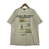半袖Tシャツ 90s USA製 jimmybuffett giant タグ XL ホワイト