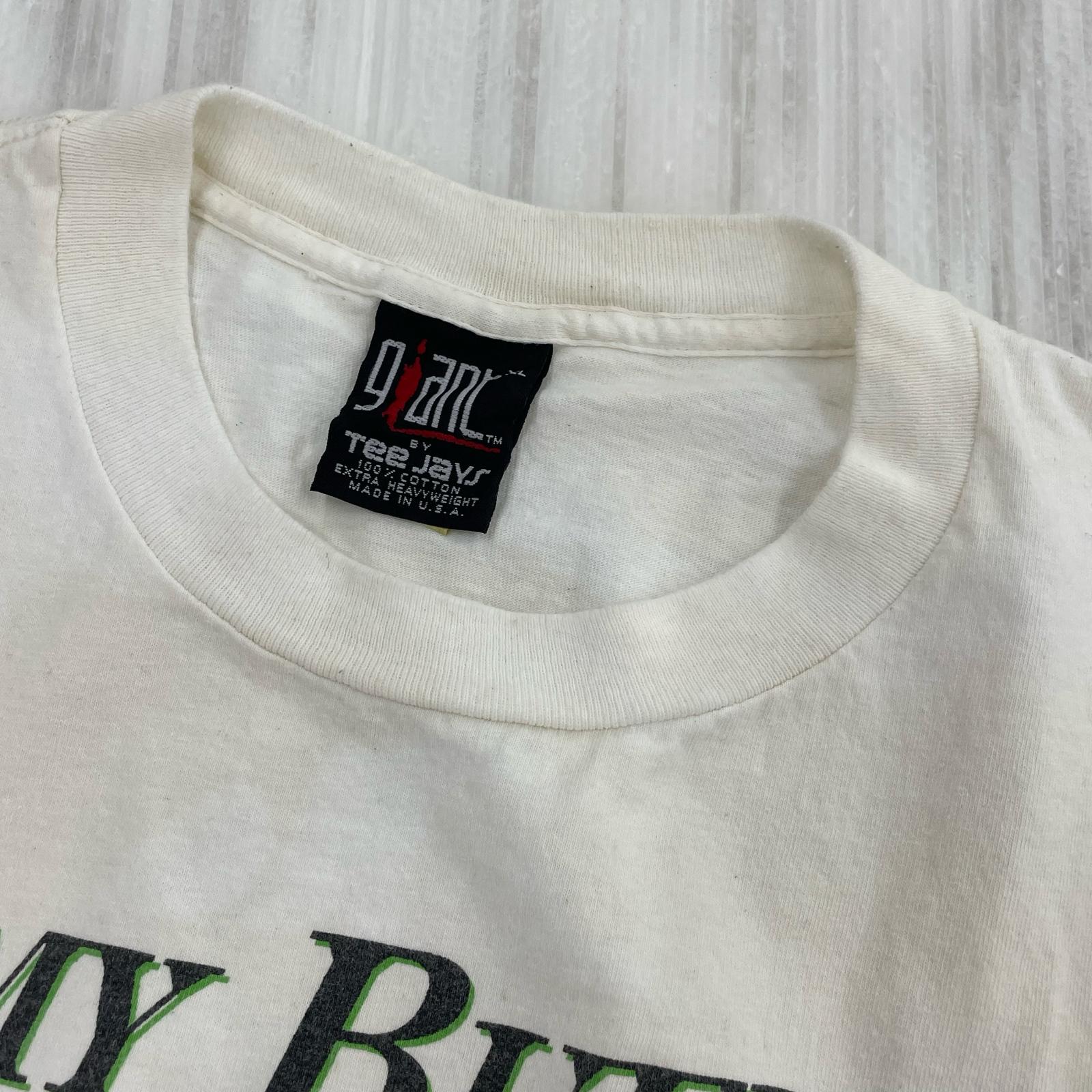 半袖Tシャツ 90s USA製 jimmybuffett giant タグ XL ホワイト