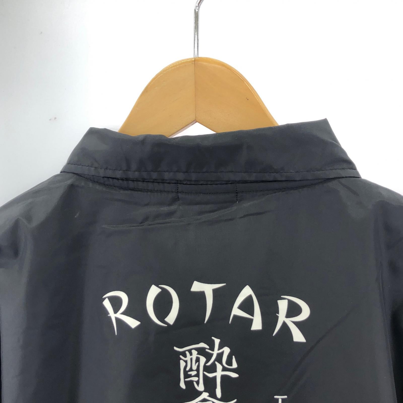 ジャケット ROTAR コーチジャケット XL 黒 LL ブラック
