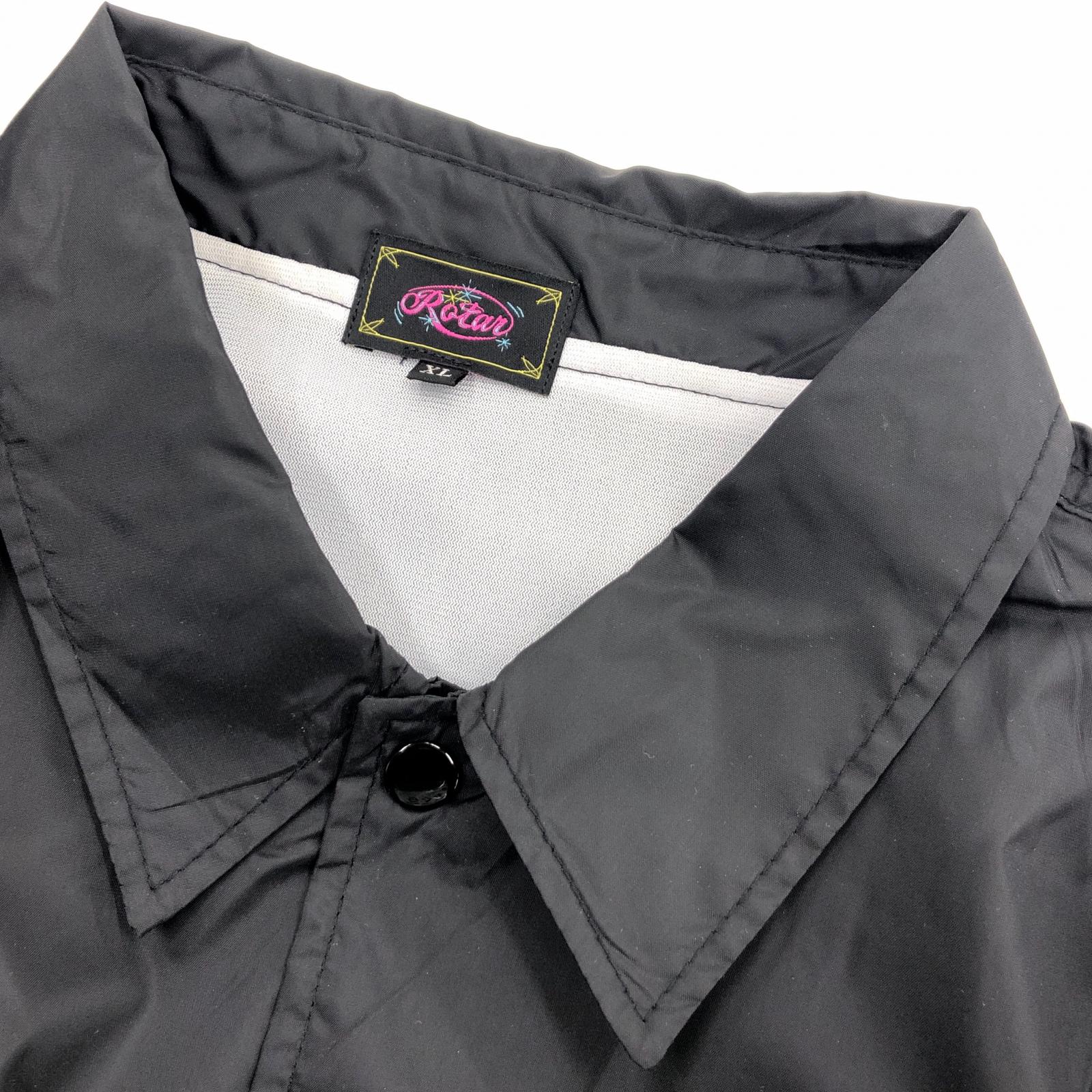 ジャケット ROTAR コーチジャケット XL 黒 LL ブラック