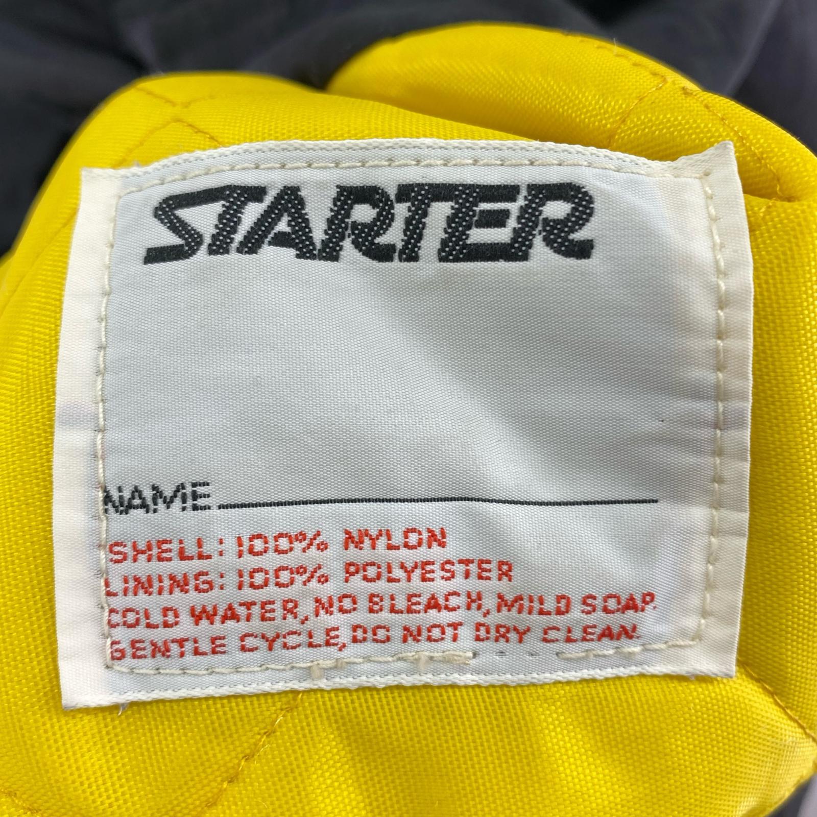 ジャケット STARTER スタジャン キズ M ブラック