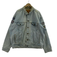デニムジャケット 70507-4834 ワッペンカスタム ブルー