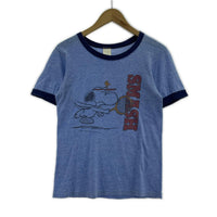 半袖Tシャツ SPRUCE スヌーピー 染み込み S ブルー