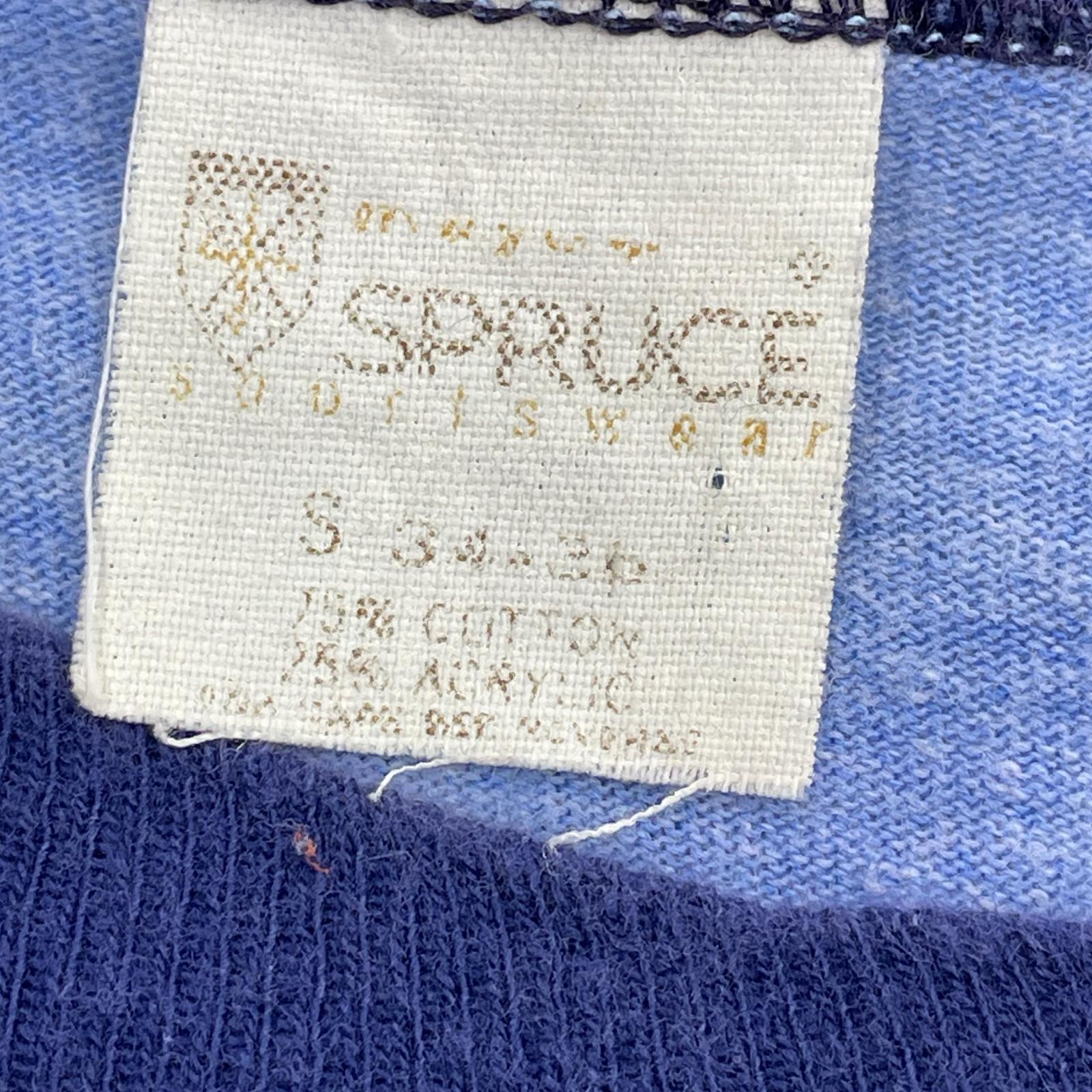 半袖Tシャツ SPRUCE スヌーピー 染み込み S ブルー